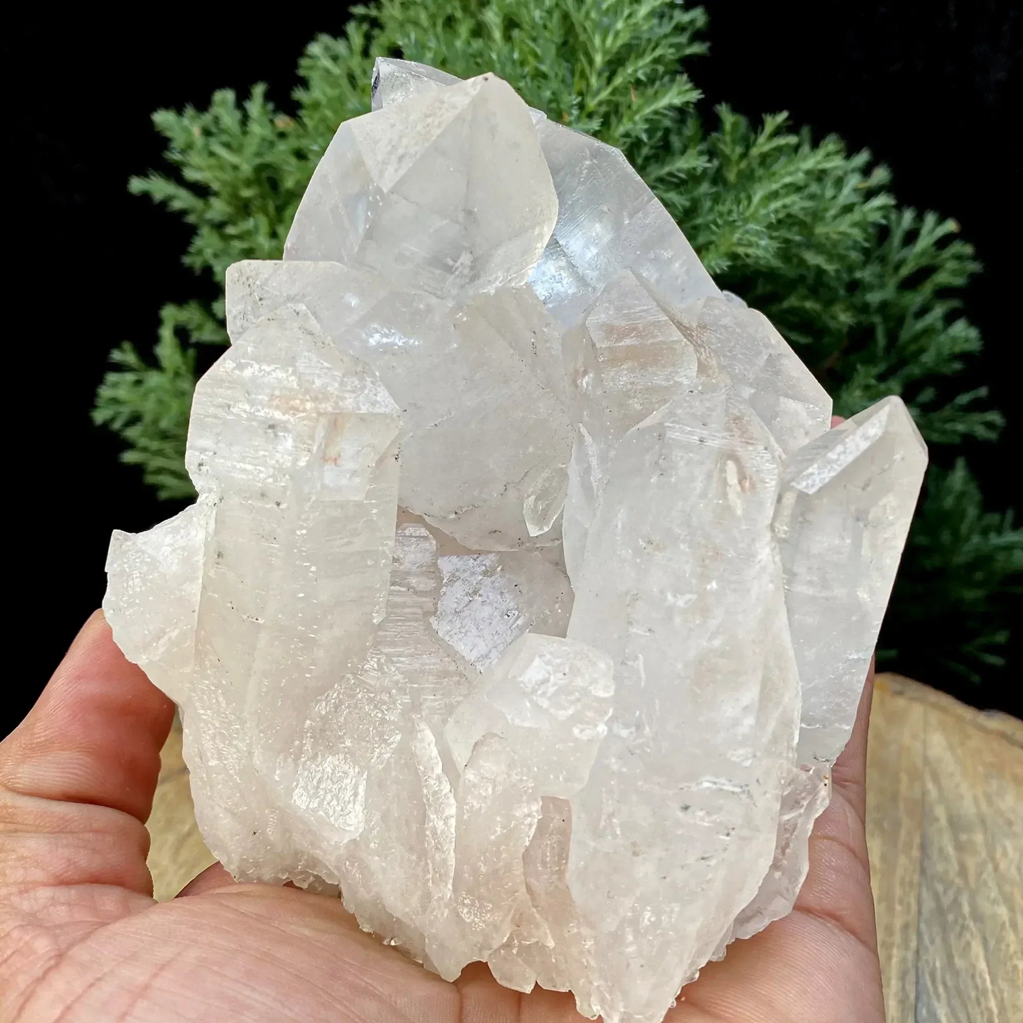 Natural Himalayan White Quartz Cluster 795g Himalayan Quartz