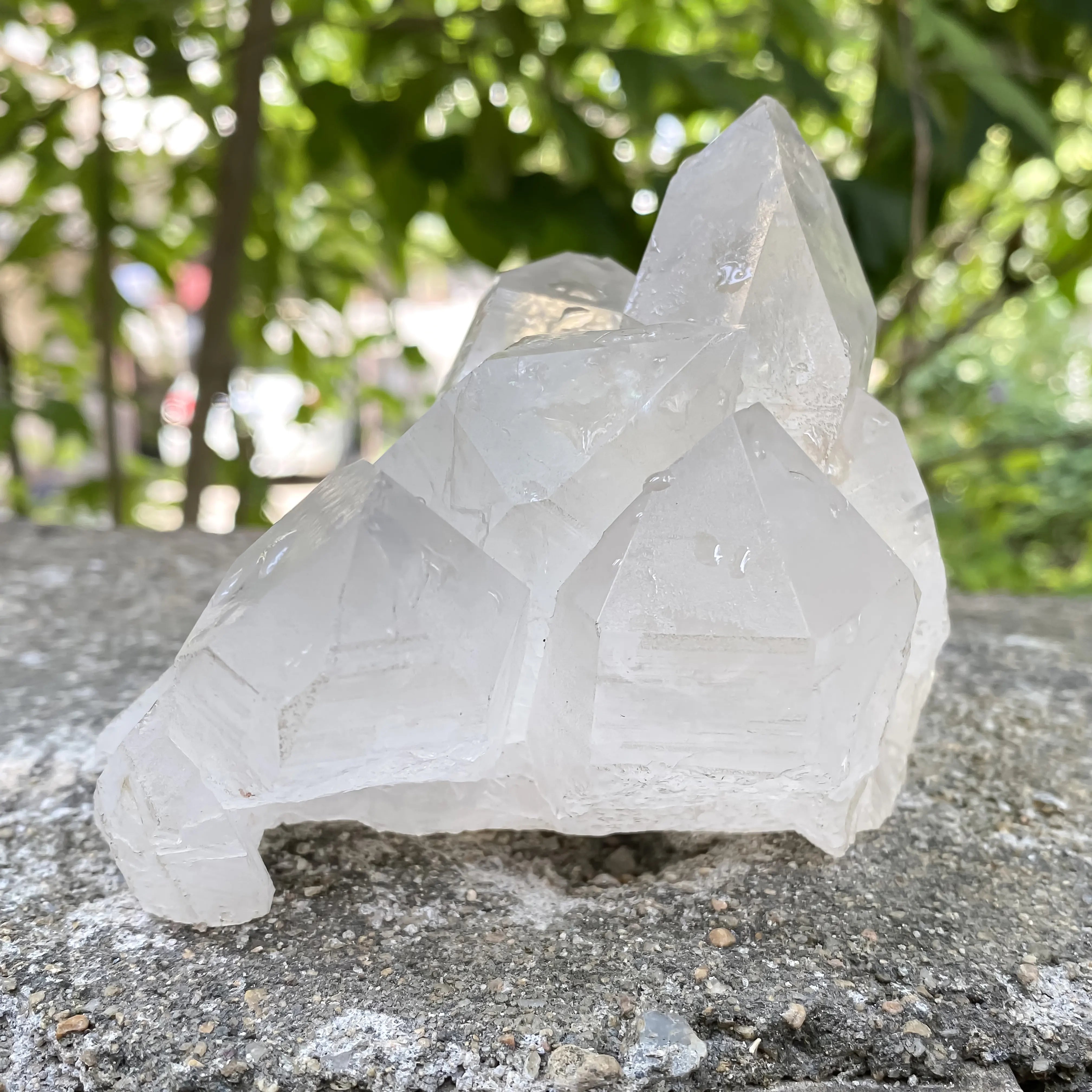 Natural Himalayan White Quartz Cluster 545g Master Healer Reiki Energy Stone