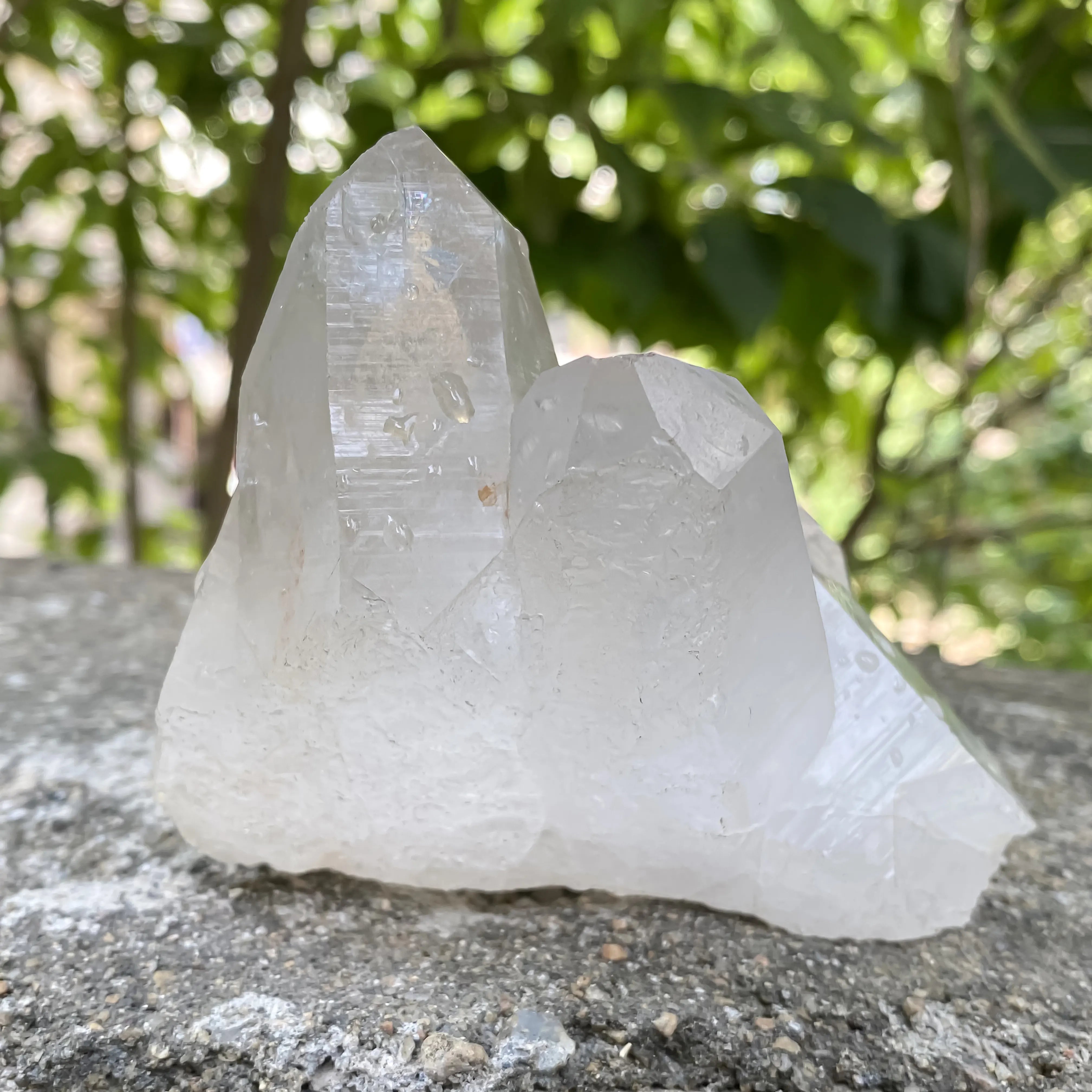 Natural Himalayan White Quartz Cluster 545g Master Healer Reiki Energy Stone