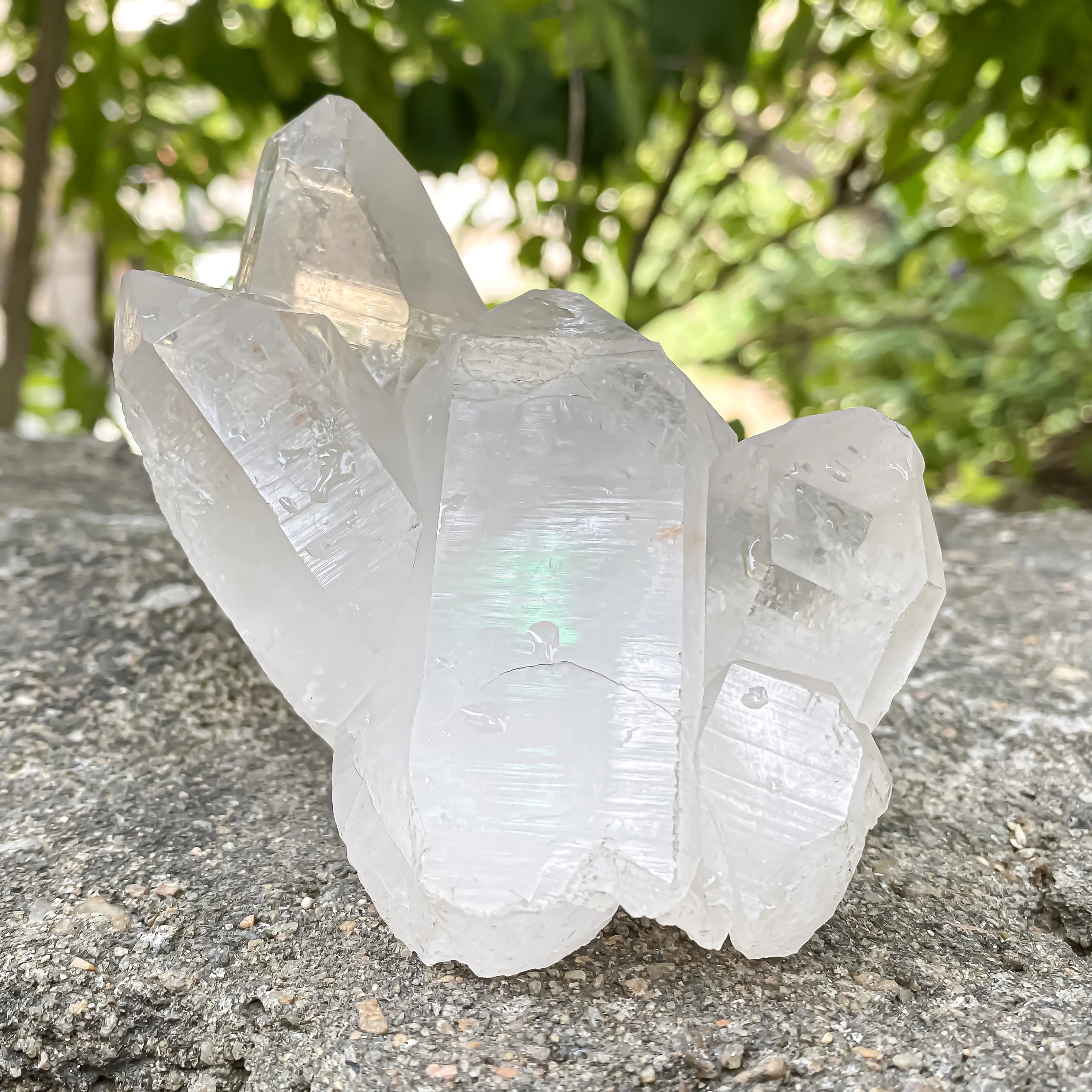 Natural Himalayan White Quartz Cluster 545g Master Healer Reiki Energy Stone