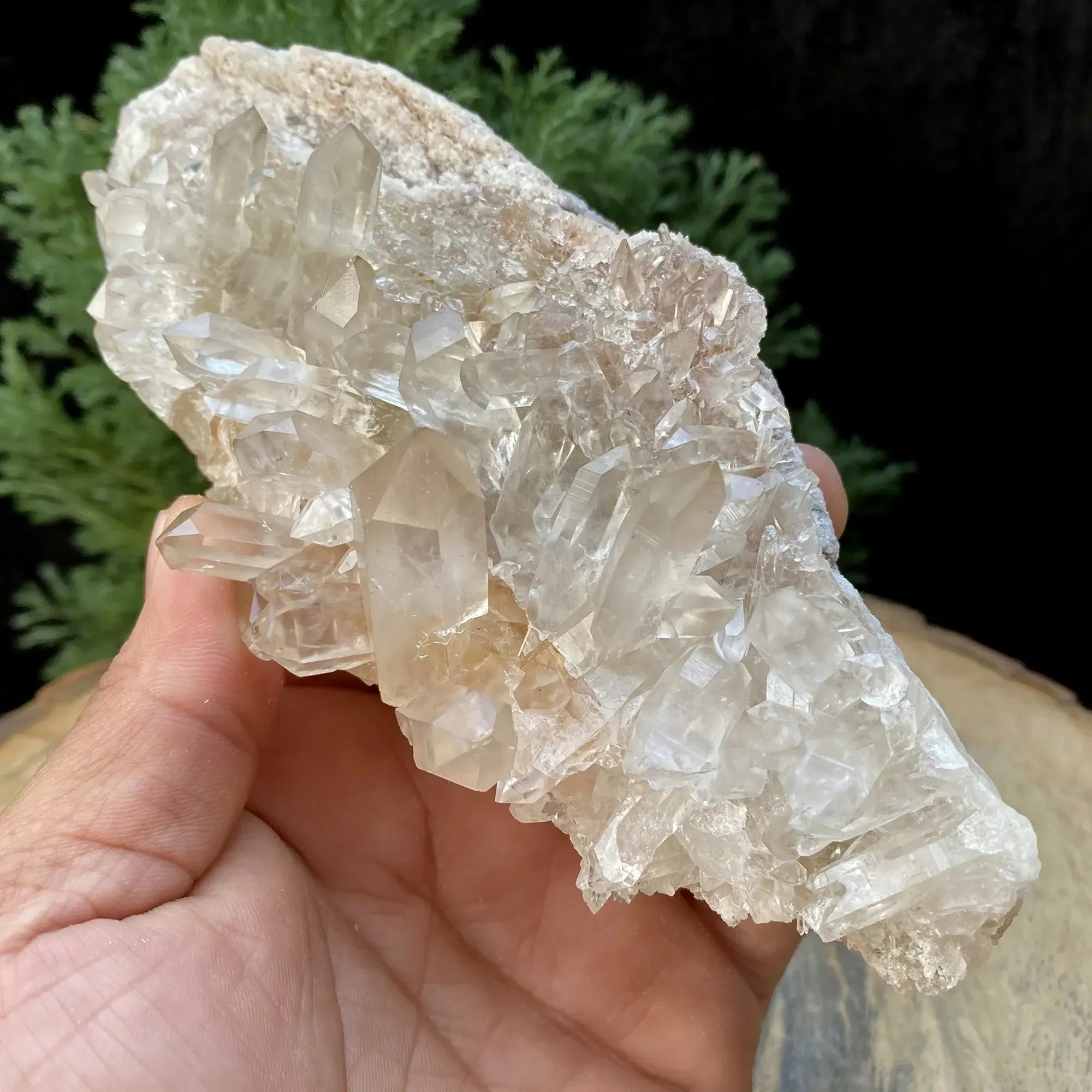 Natural Himalayan Pink Quartz Cluster 520g Himalayan Quartz