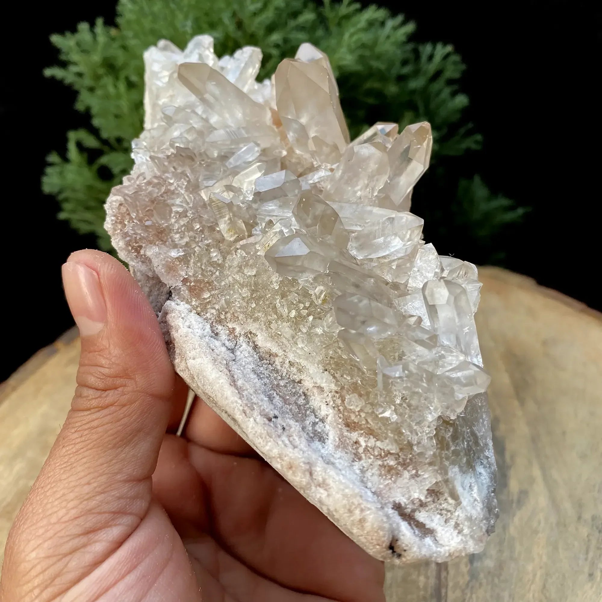 Natural Himalayan Pink Quartz Cluster 520g Himalayan Quartz