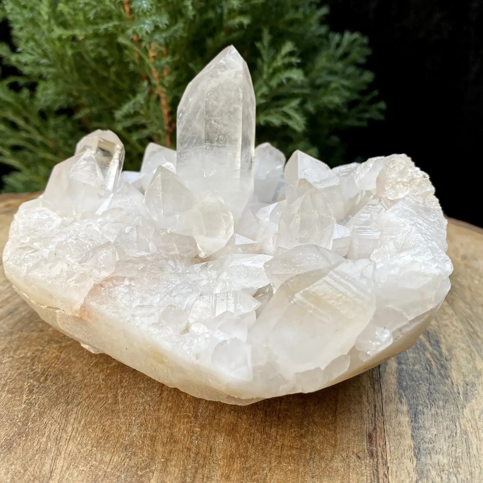Natural Himalayan White Quartz Cluster 695g Himalayan Quartz