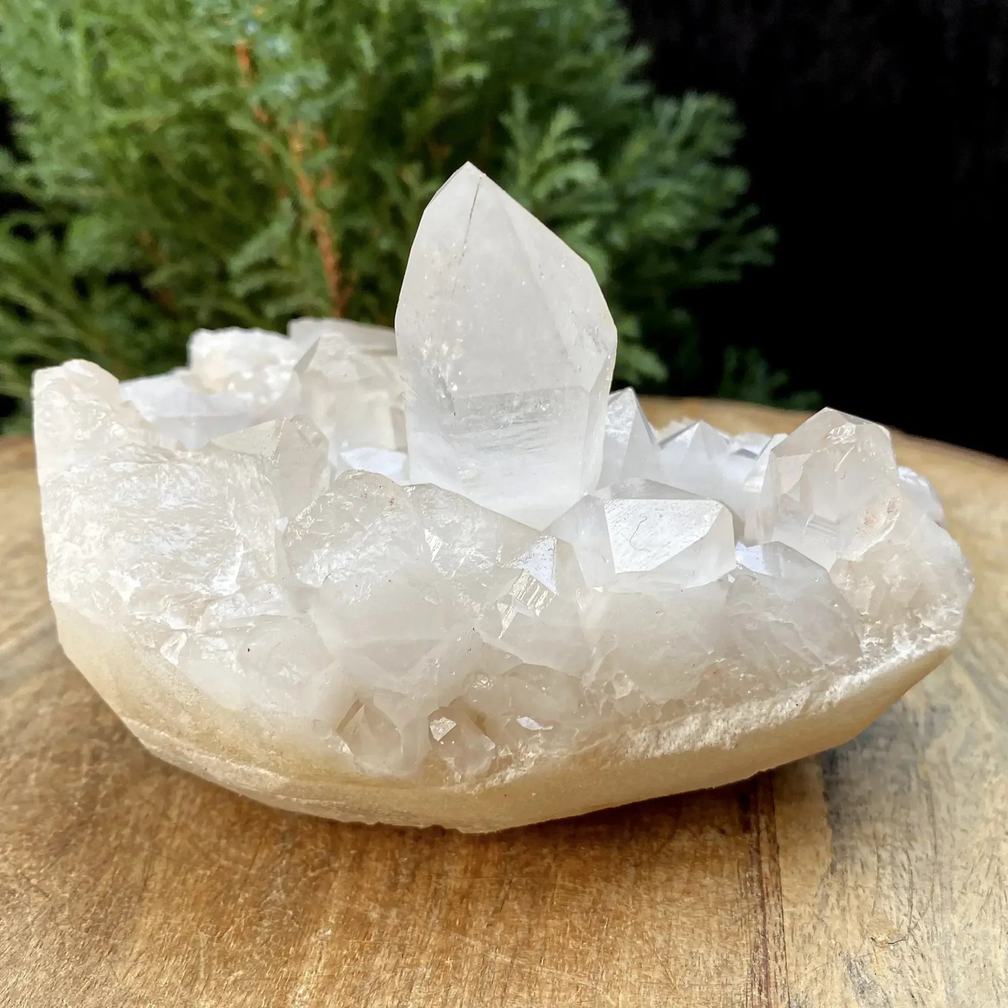 Natural Himalayan White Quartz Cluster 695g Himalayan Quartz