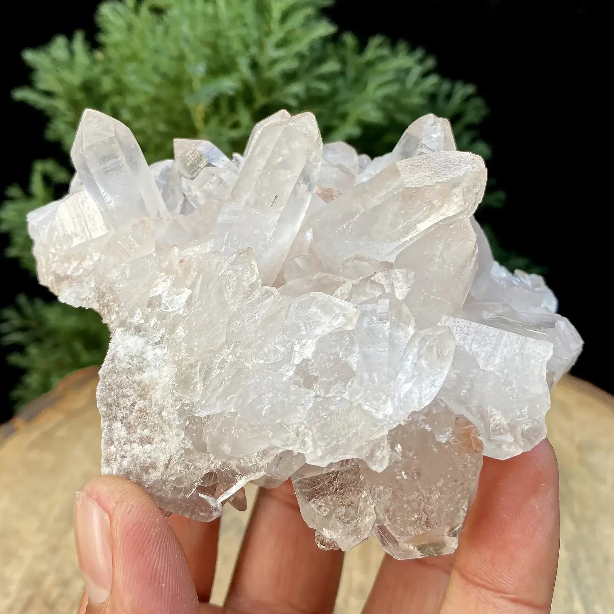 Natural Himalayan White Quartz Cluster 270g Himalayan Quartz