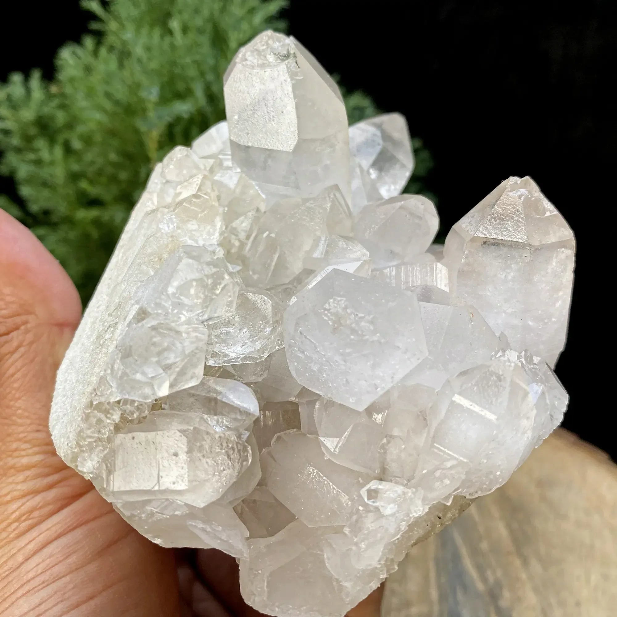 Natural Himalayan White Quartz Cluster 580g Himalayan Quartz