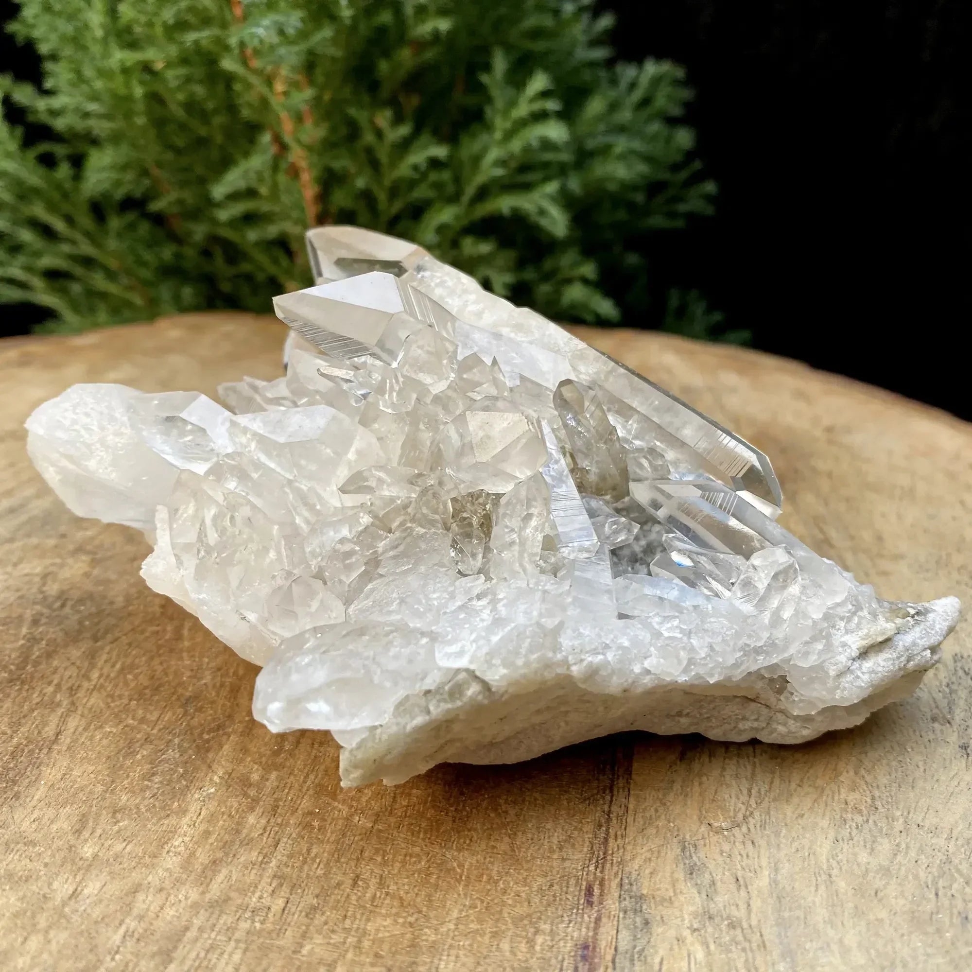 Natural Himalayan White Quartz Cluster 405g Himalayan Quartz