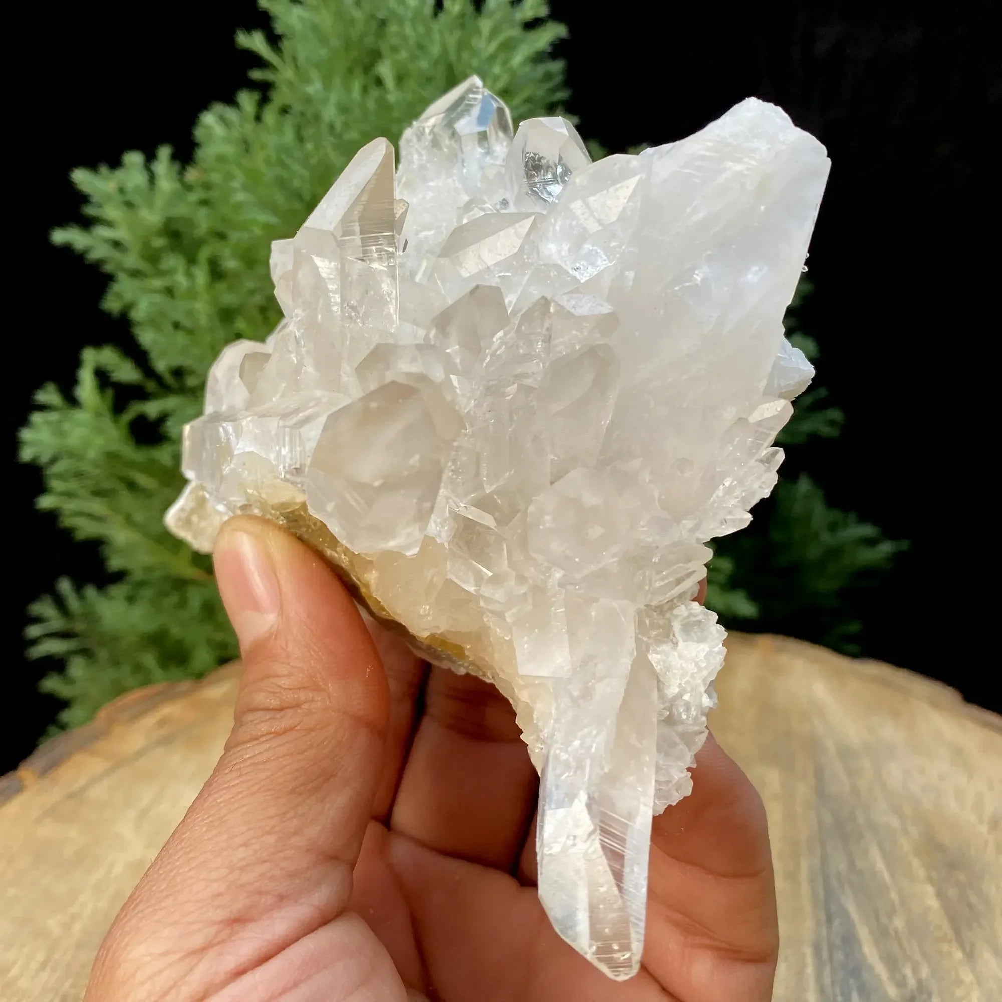 Natural Himalayan White Quartz Cluster 405g Himalayan Quartz