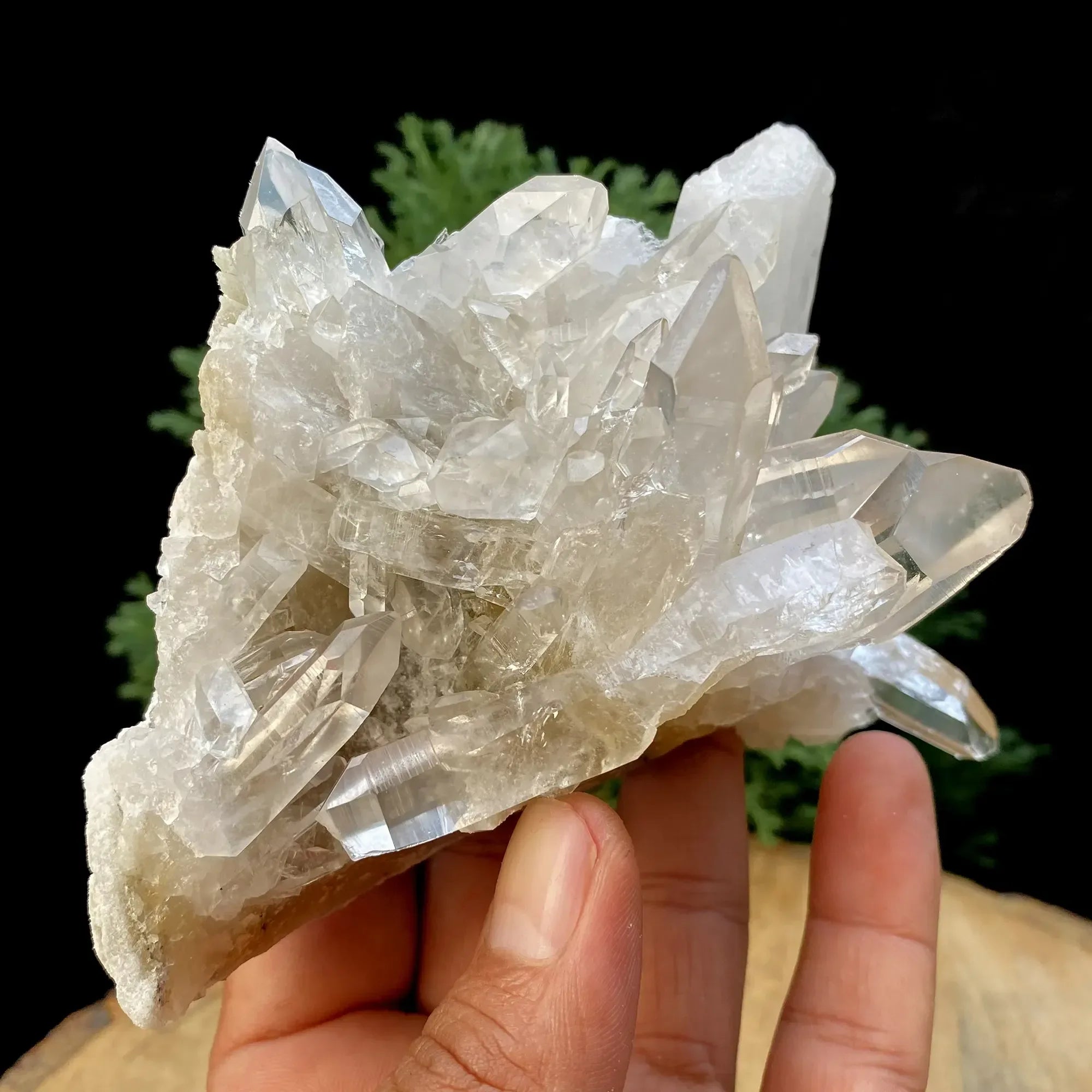 Natural Himalayan White Quartz Cluster 405g Himalayan Quartz