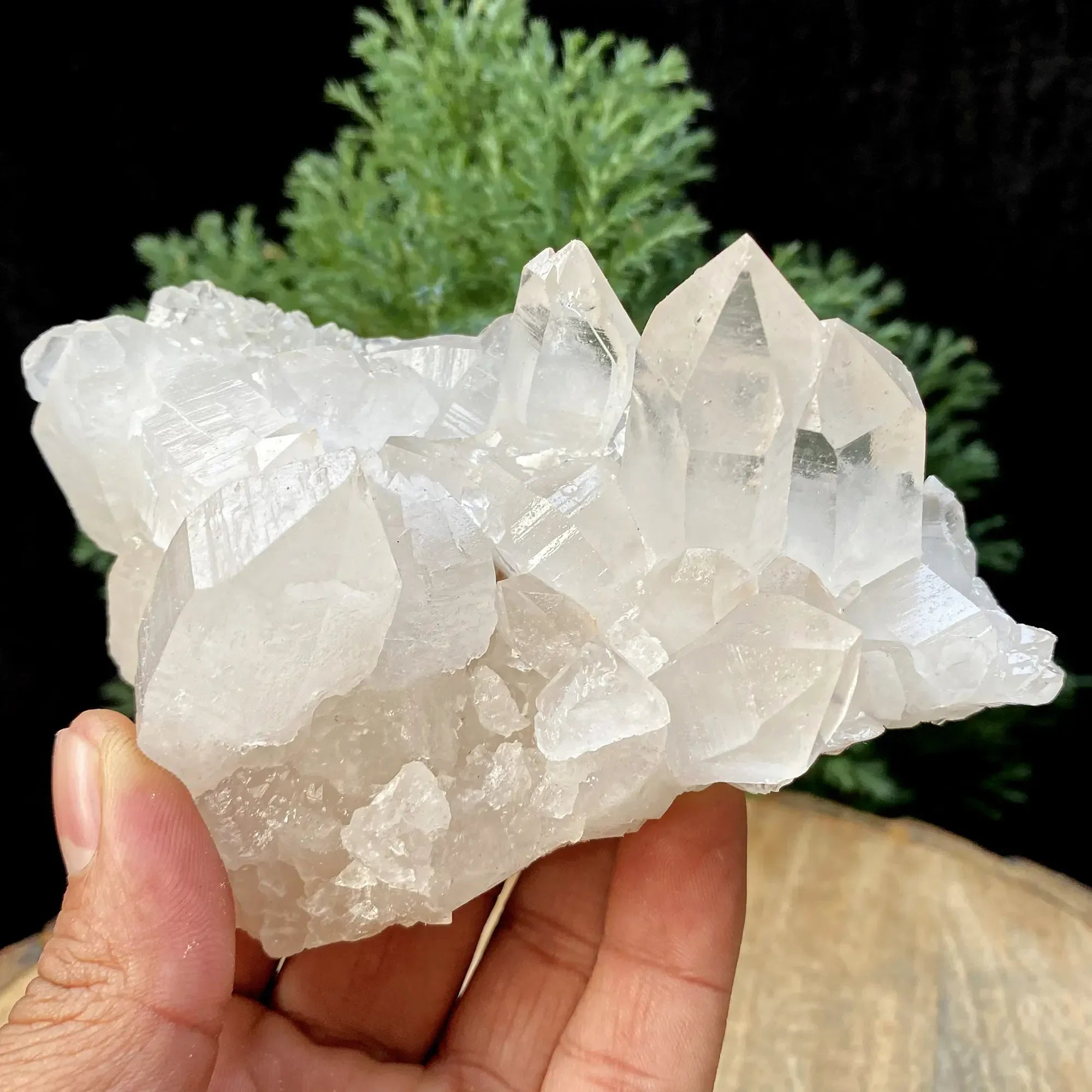 Natural Himalayan White Quartz Cluster 380g Himalayan Quartz