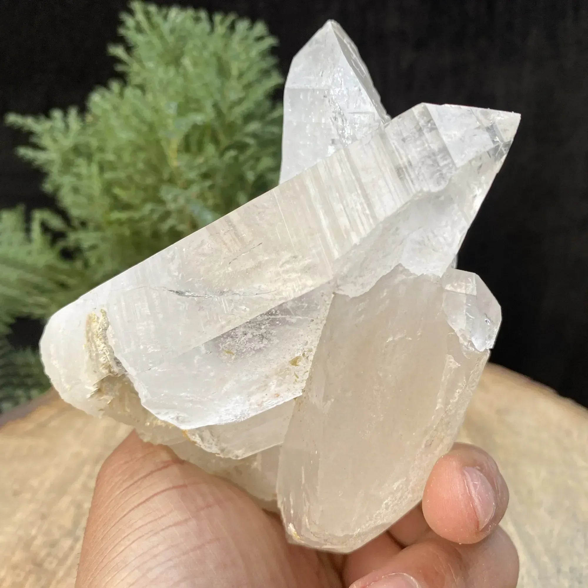 Natural Himalayan White Quartz Cluster 620g Himalayan Quartz
