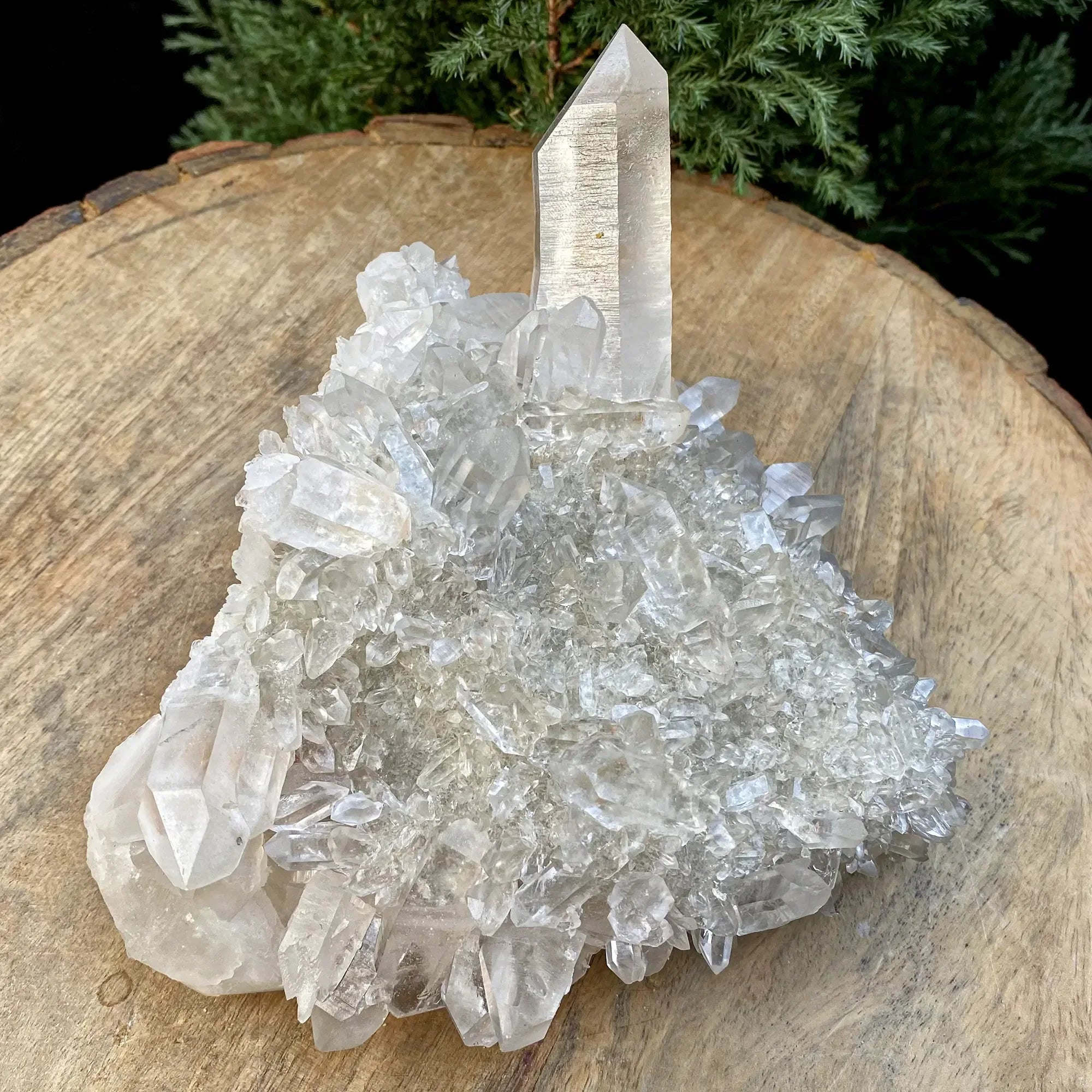 Natural Himalayan White Quartz Cluster 925g Himalayan Quartz