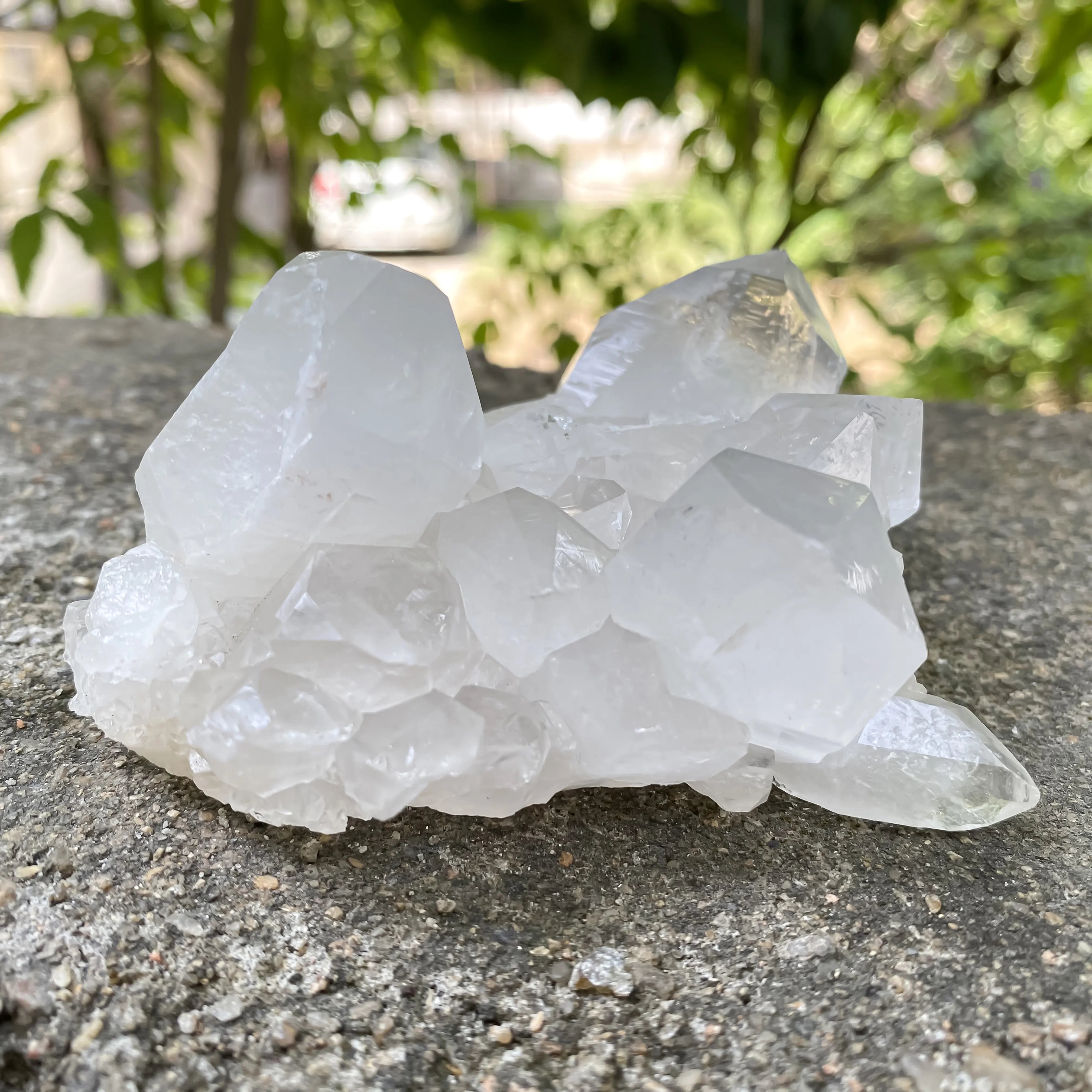 Natural Himalayan White Quartz Cluster 360g Master Heale