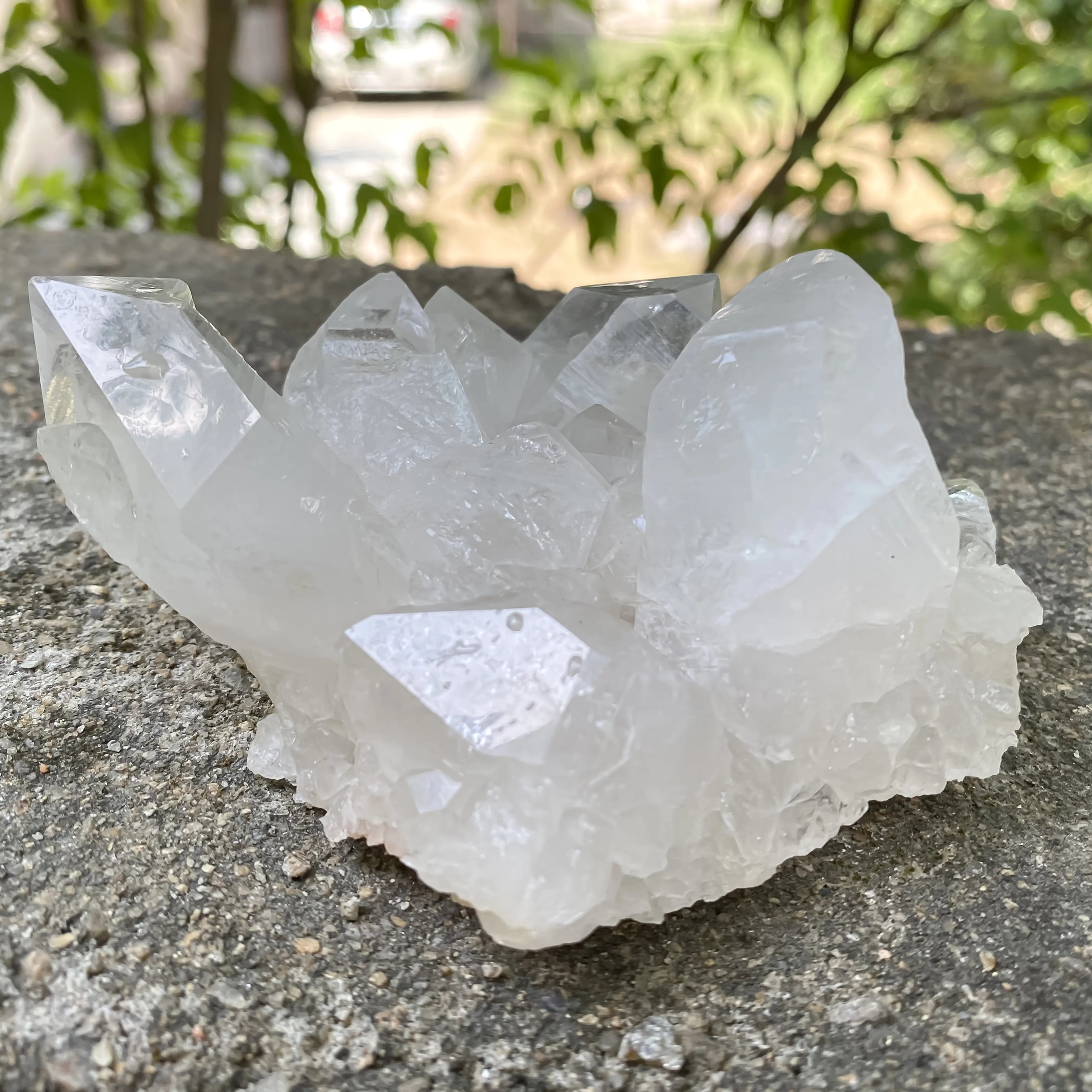 Natural Himalayan White Quartz Cluster 360g Master Heale