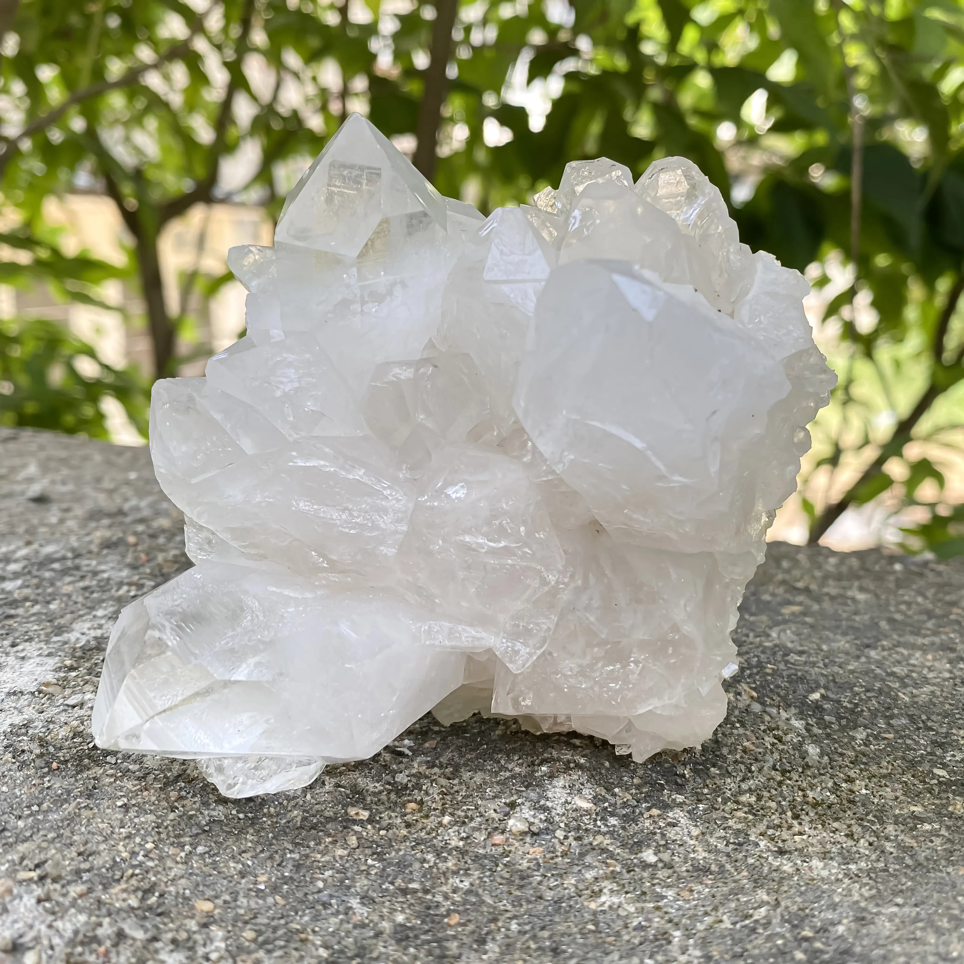 Natural Himalayan White Quartz Cluster 360g Master Heale