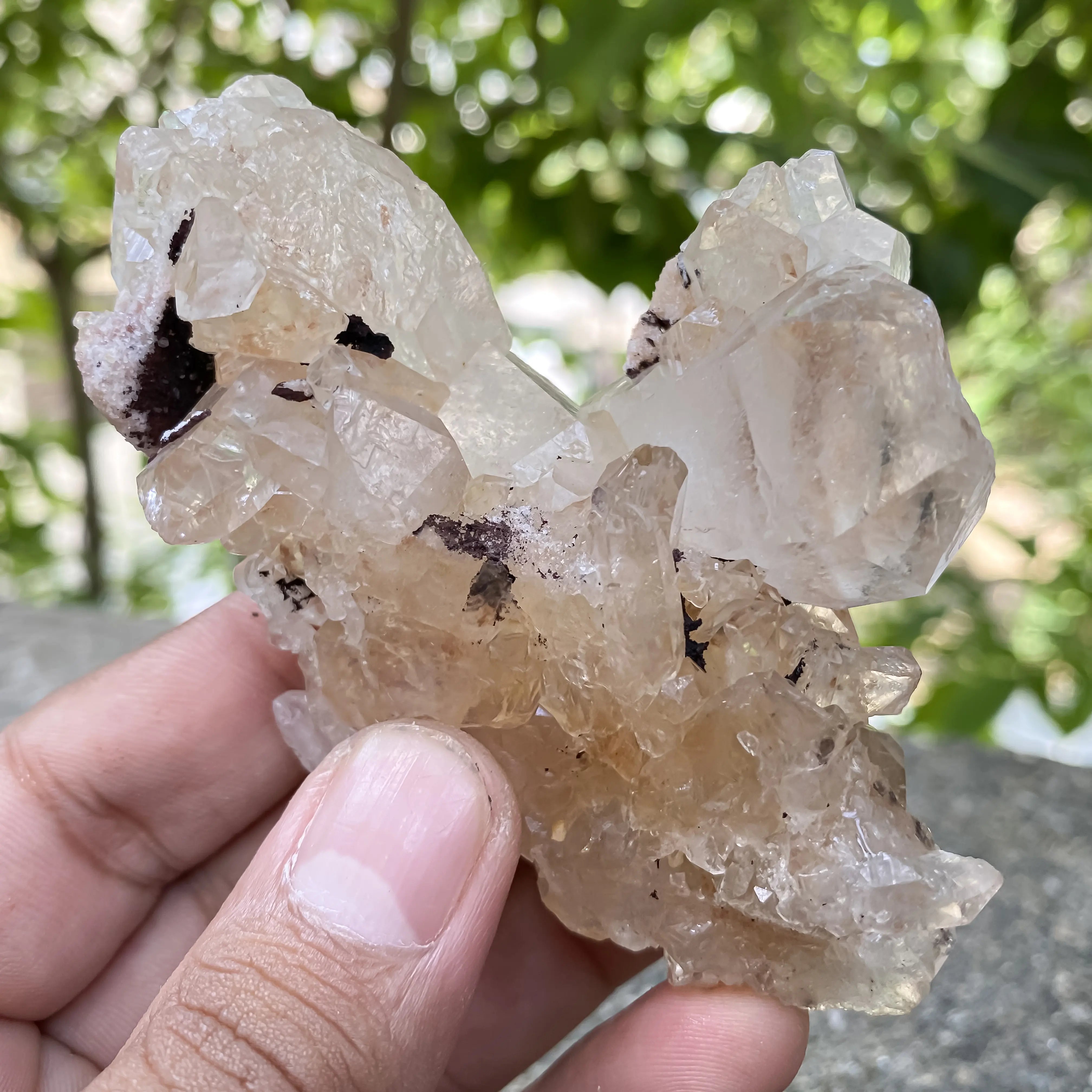 Natural Himalayan Pink Quartz Cluster 125g Heart Healing Crystal