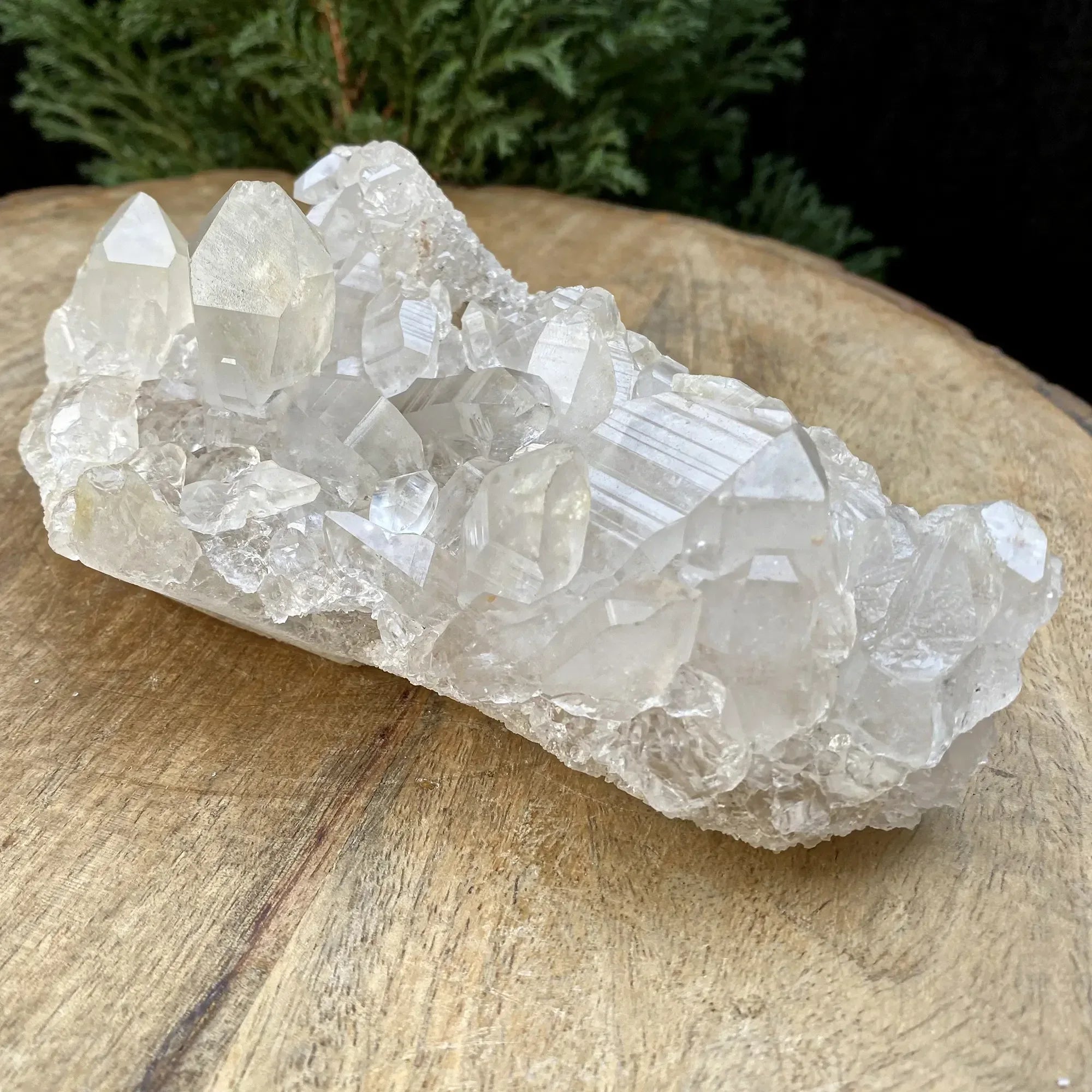 Natural Himalayan White Quartz Cluster 715g Himalayan Quartz
