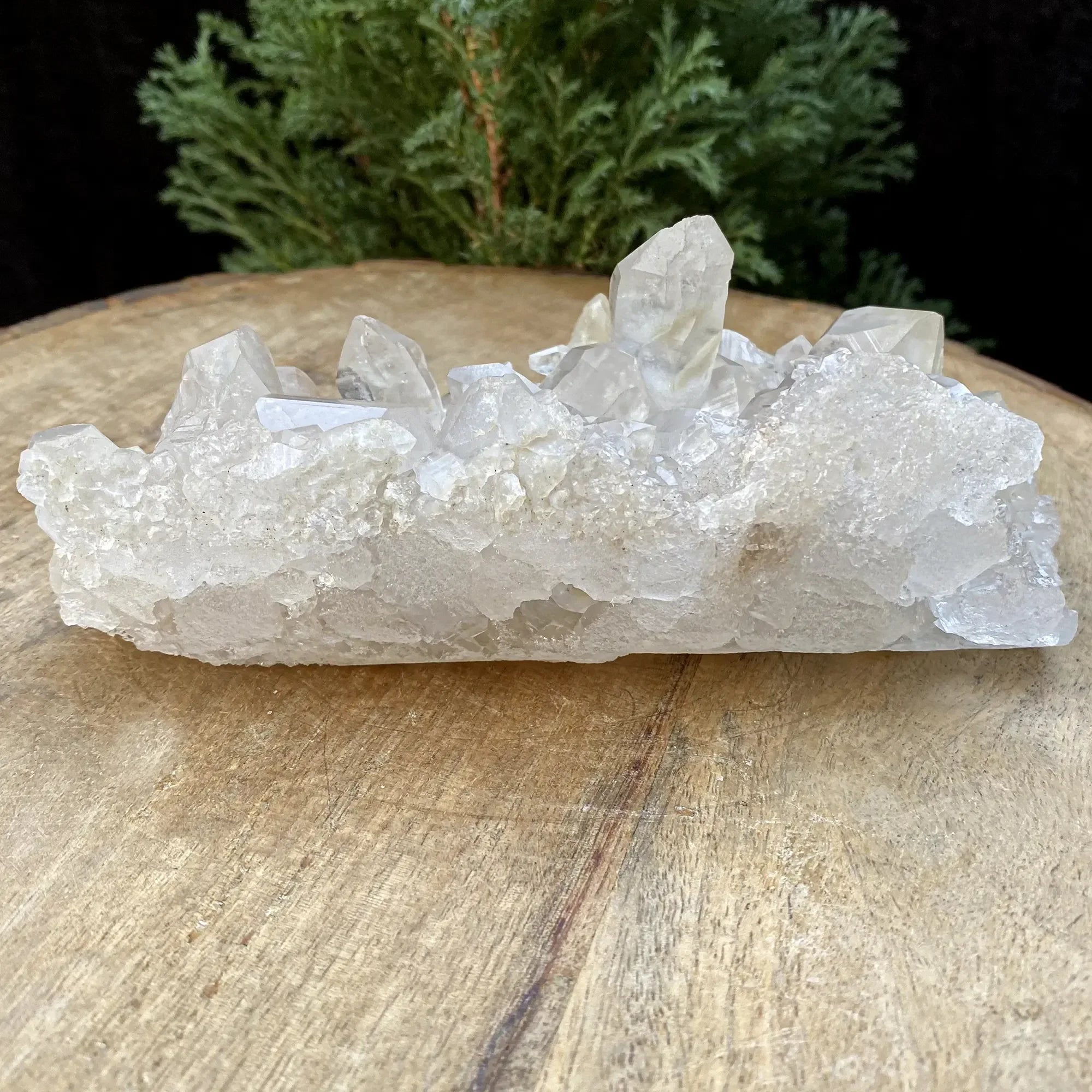 Natural Himalayan White Quartz Cluster 715g Himalayan Quartz