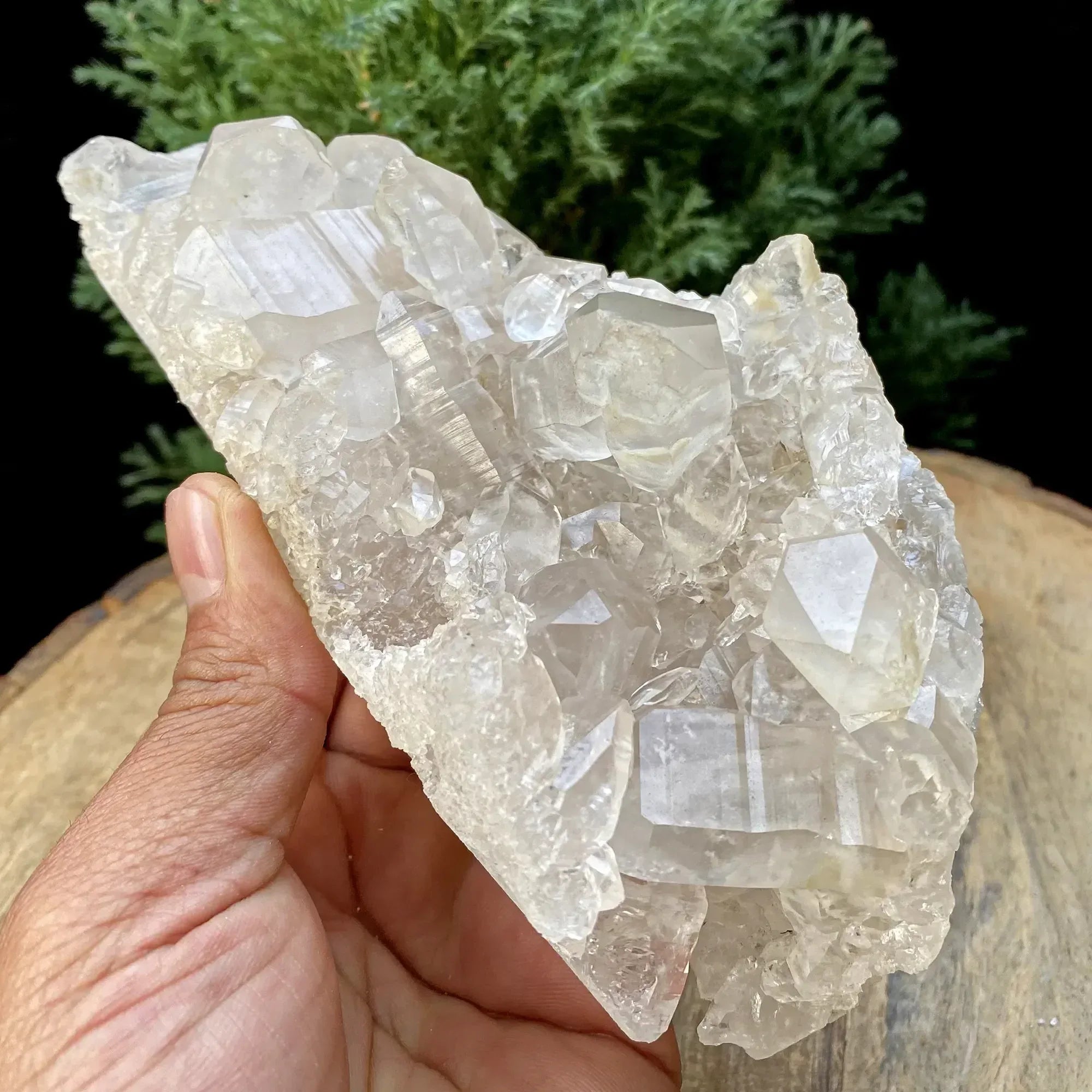 Natural Himalayan White Quartz Cluster 715g Himalayan Quartz