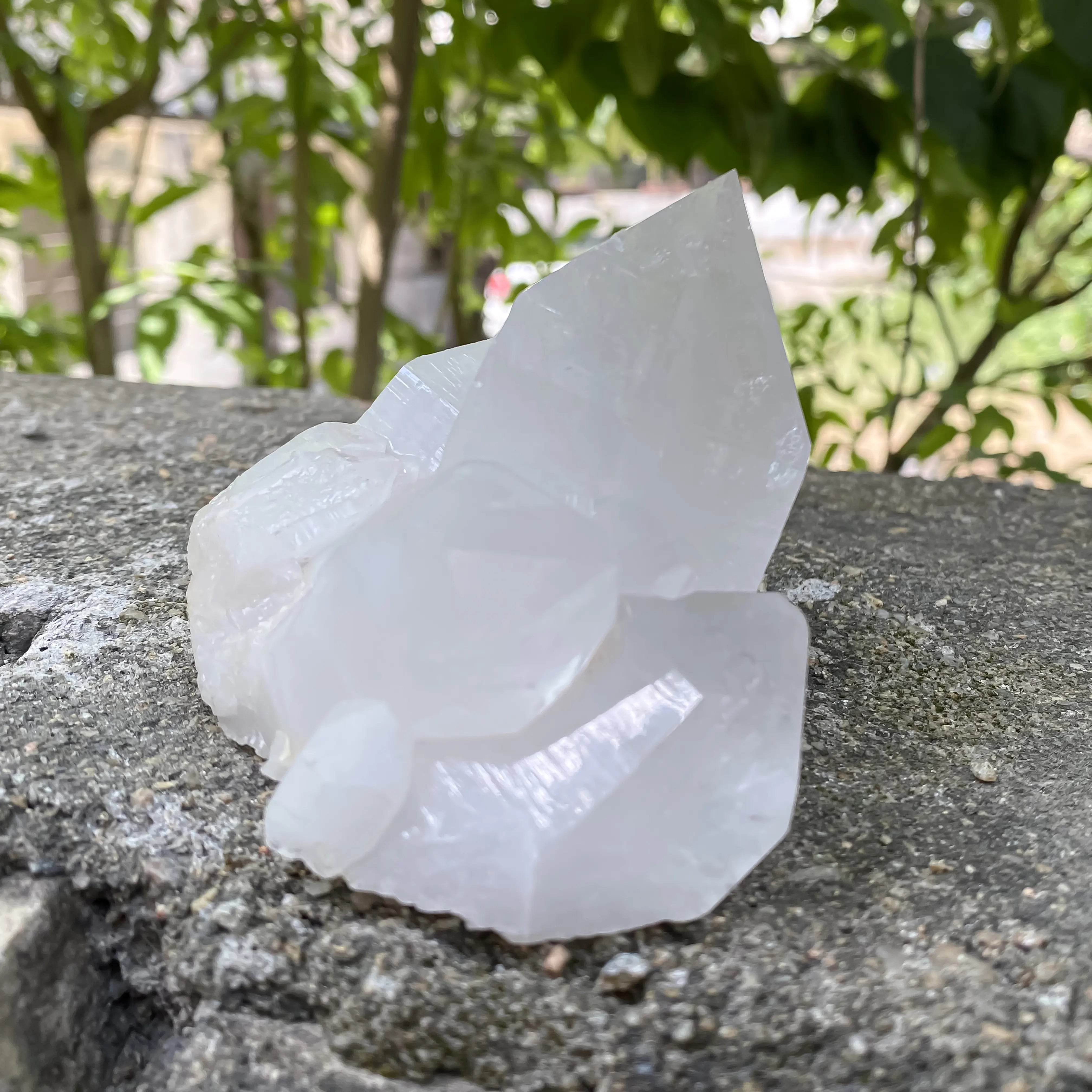 Natural Himalayan White Quartz Cluster 355g Master Healer