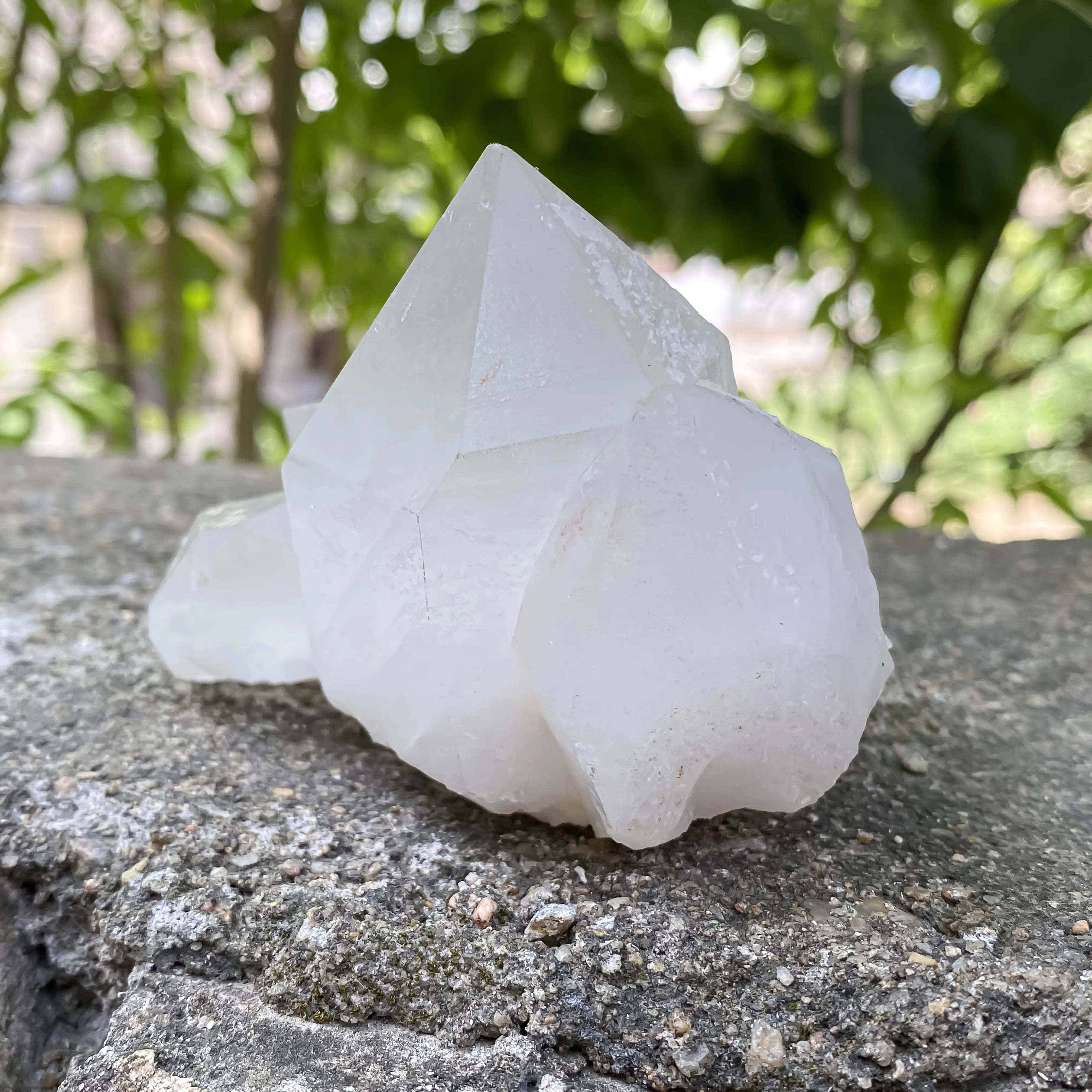 Natural Himalayan White Quartz Cluster 355g Master Healer