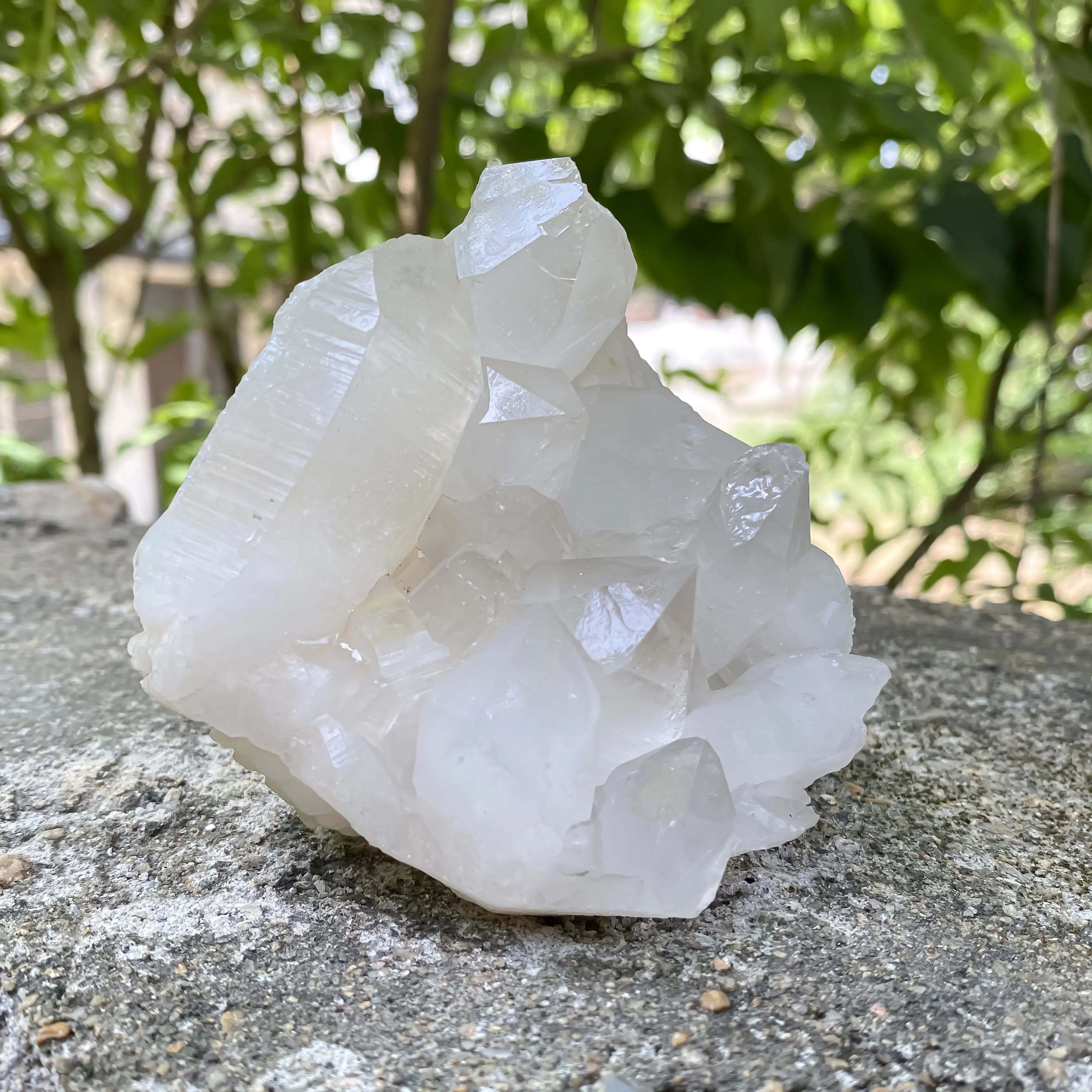 Natural Himalayan White Quartz Cluster 450g Master Healer Crystal