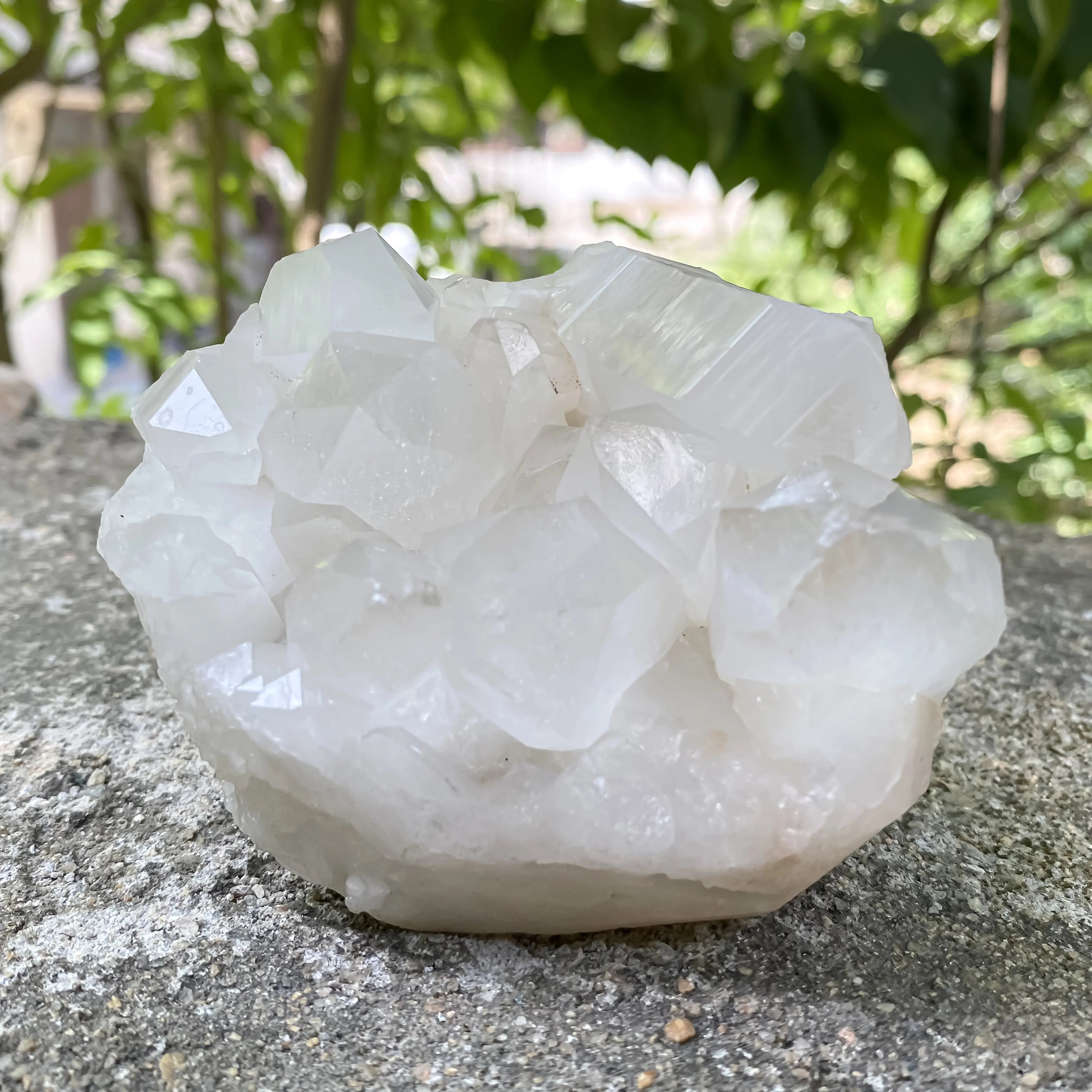 Natural Himalayan White Quartz Cluster 450g Master Healer Crystal