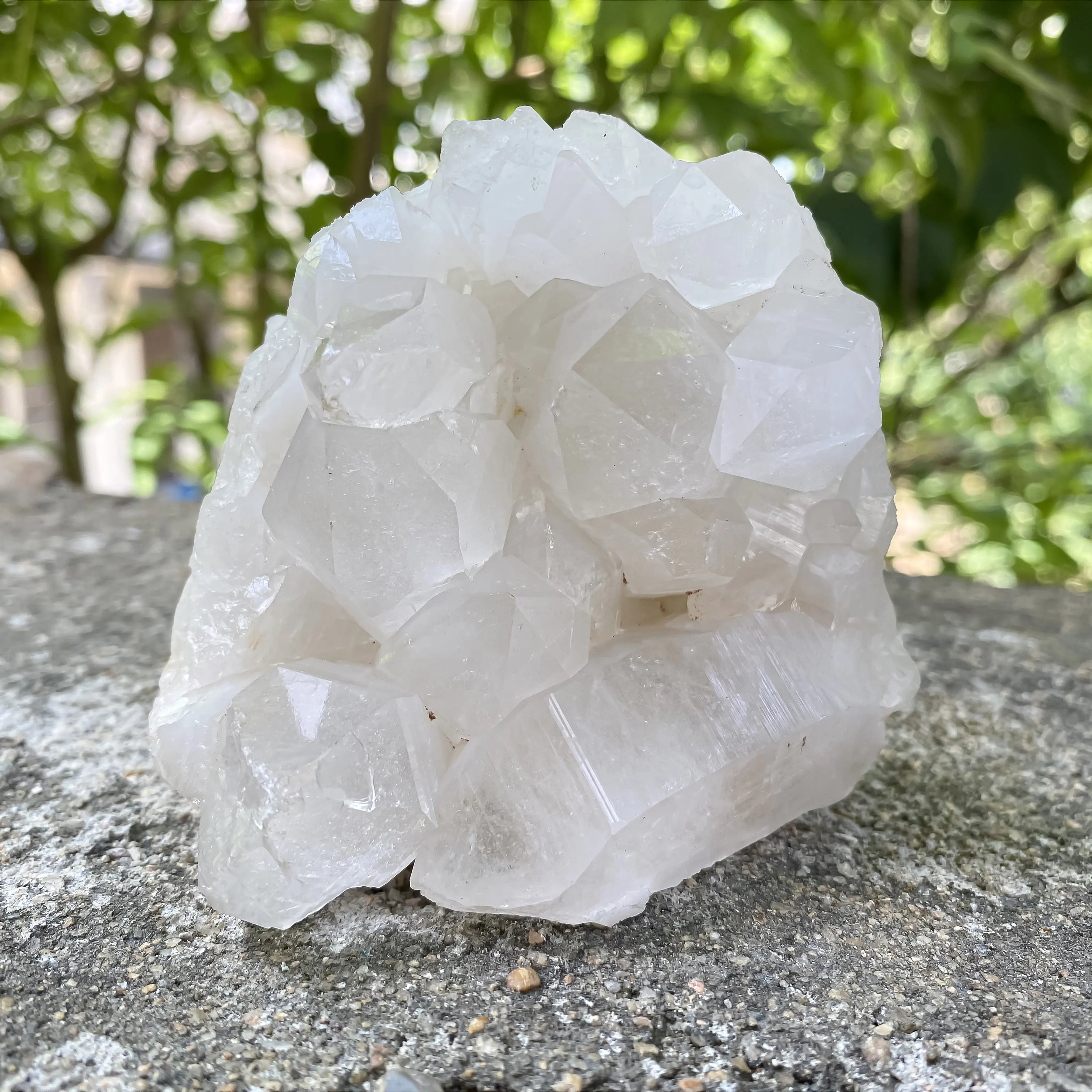 Natural Himalayan White Quartz Cluster 450g Master Healer Crystal