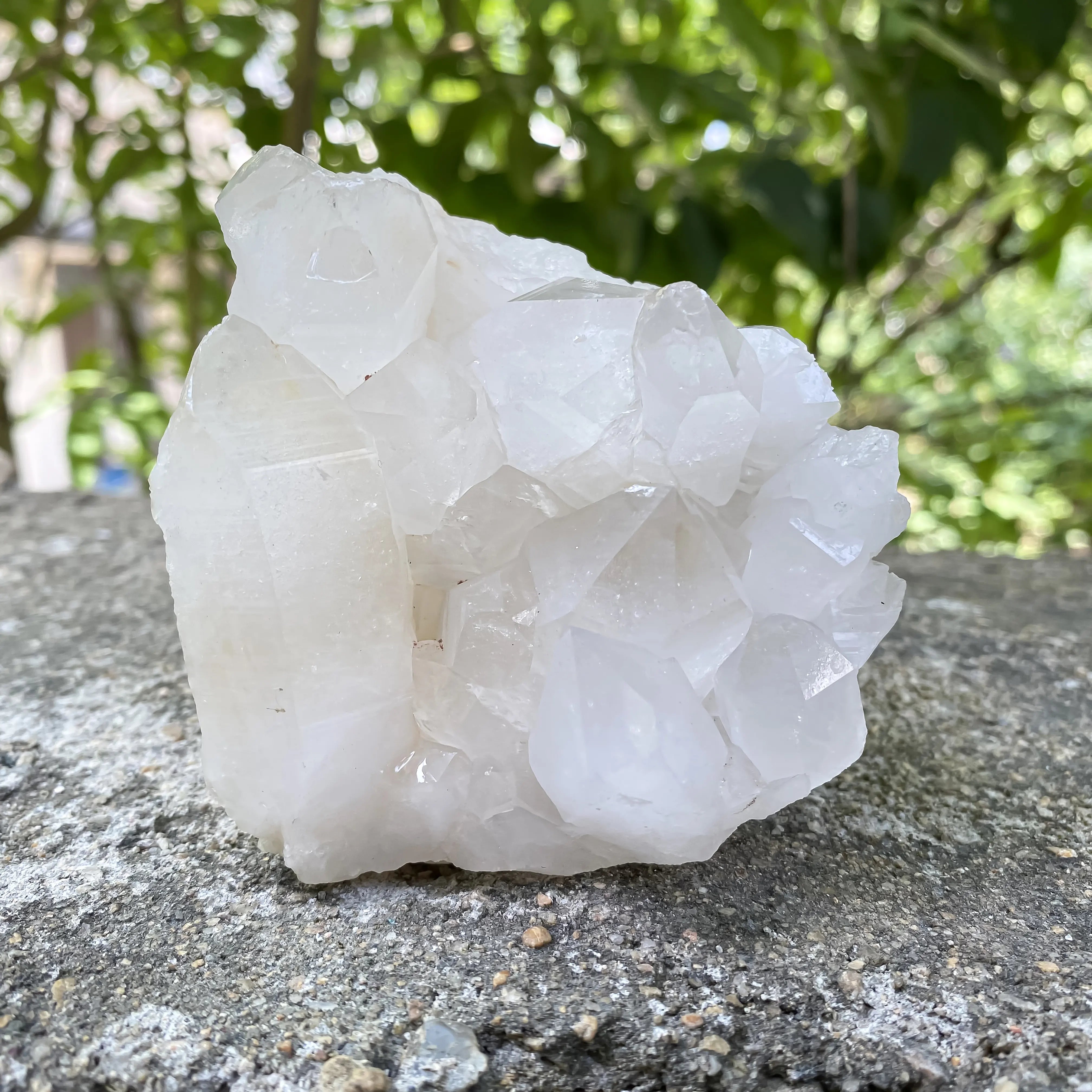 Natural Himalayan White Quartz Cluster 450g Master Healer Crystal