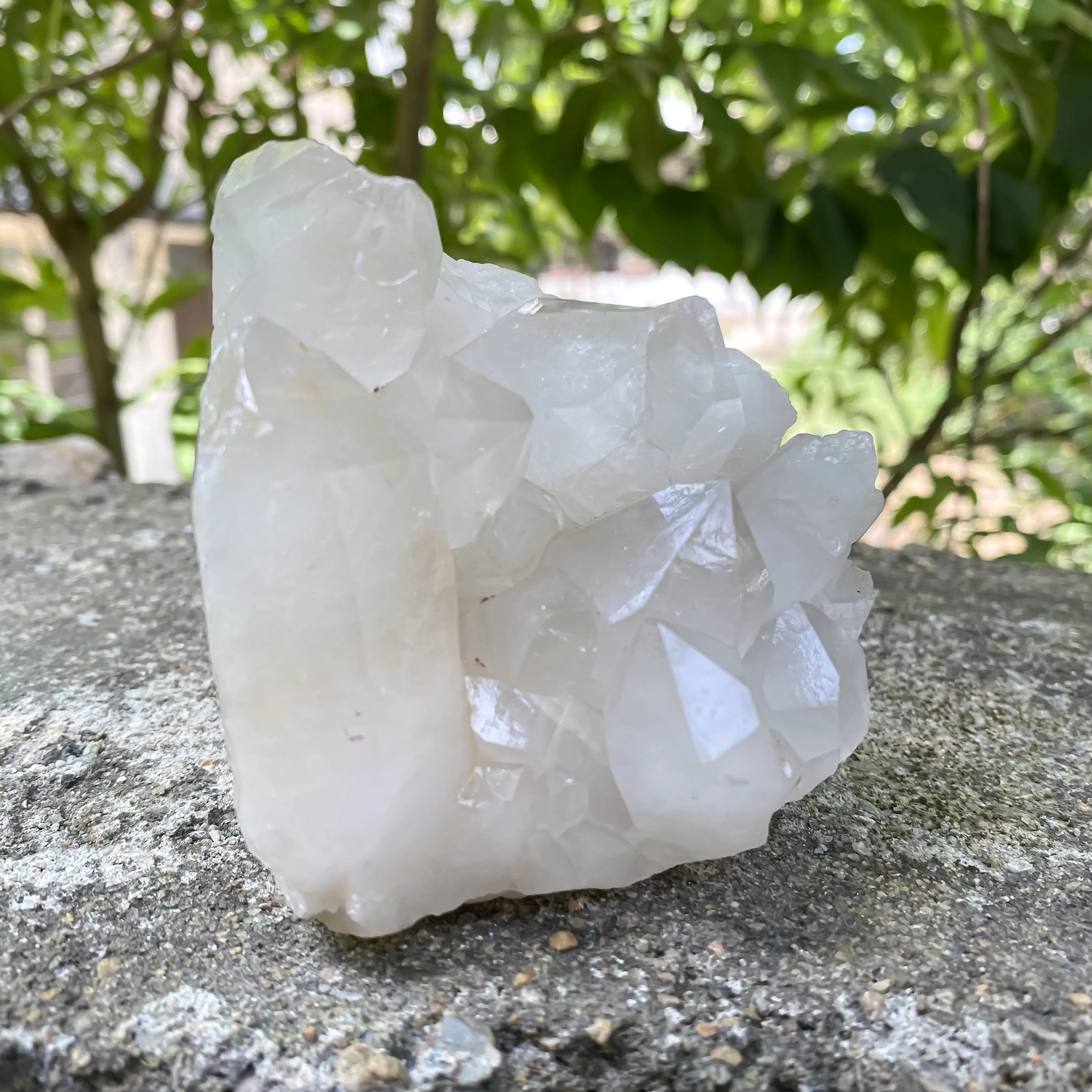 Natural Himalayan White Quartz Cluster 450g Master Healer Crystal