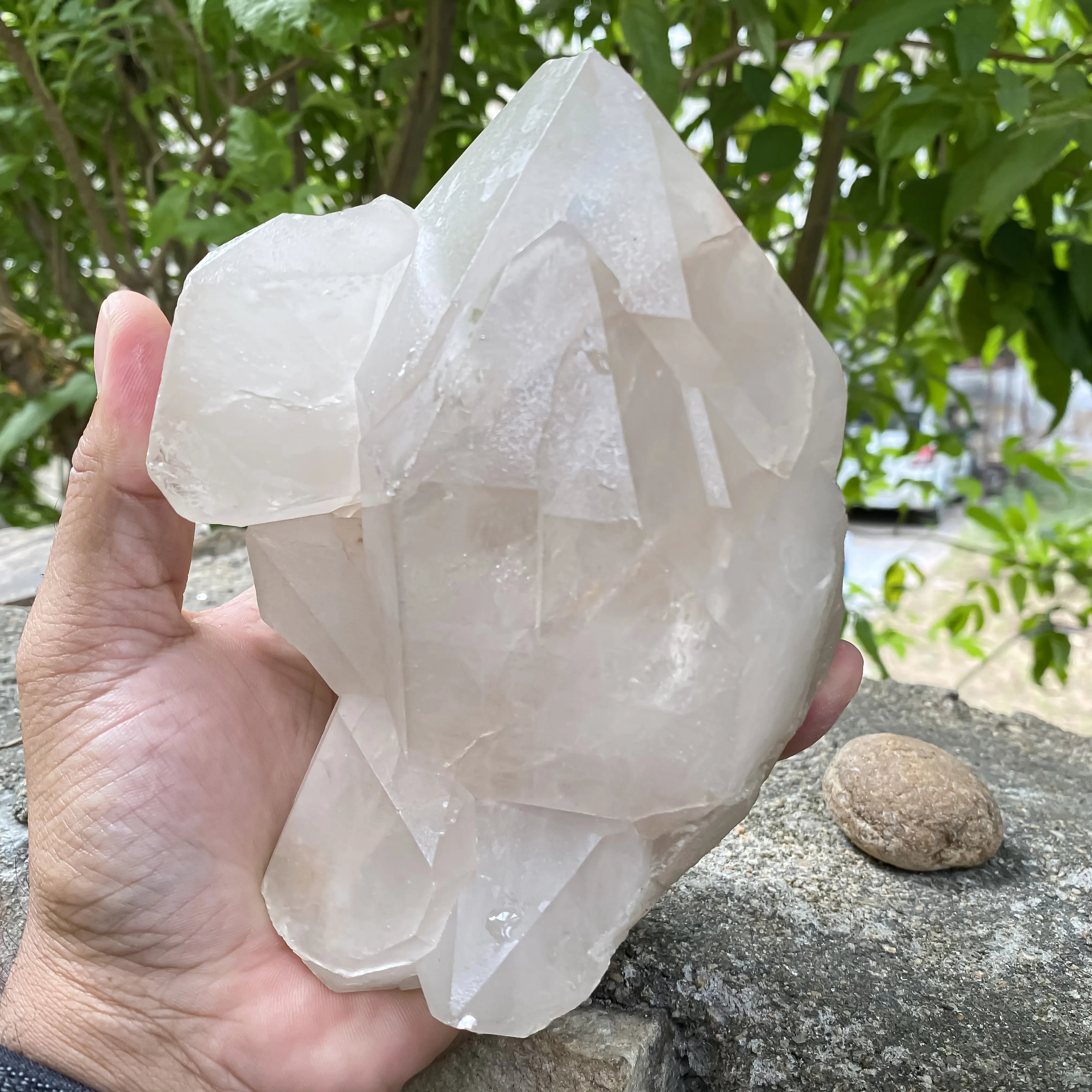 Natural Himalayan Smoky Quartz Skull Carving 1500g Healing Crystal
