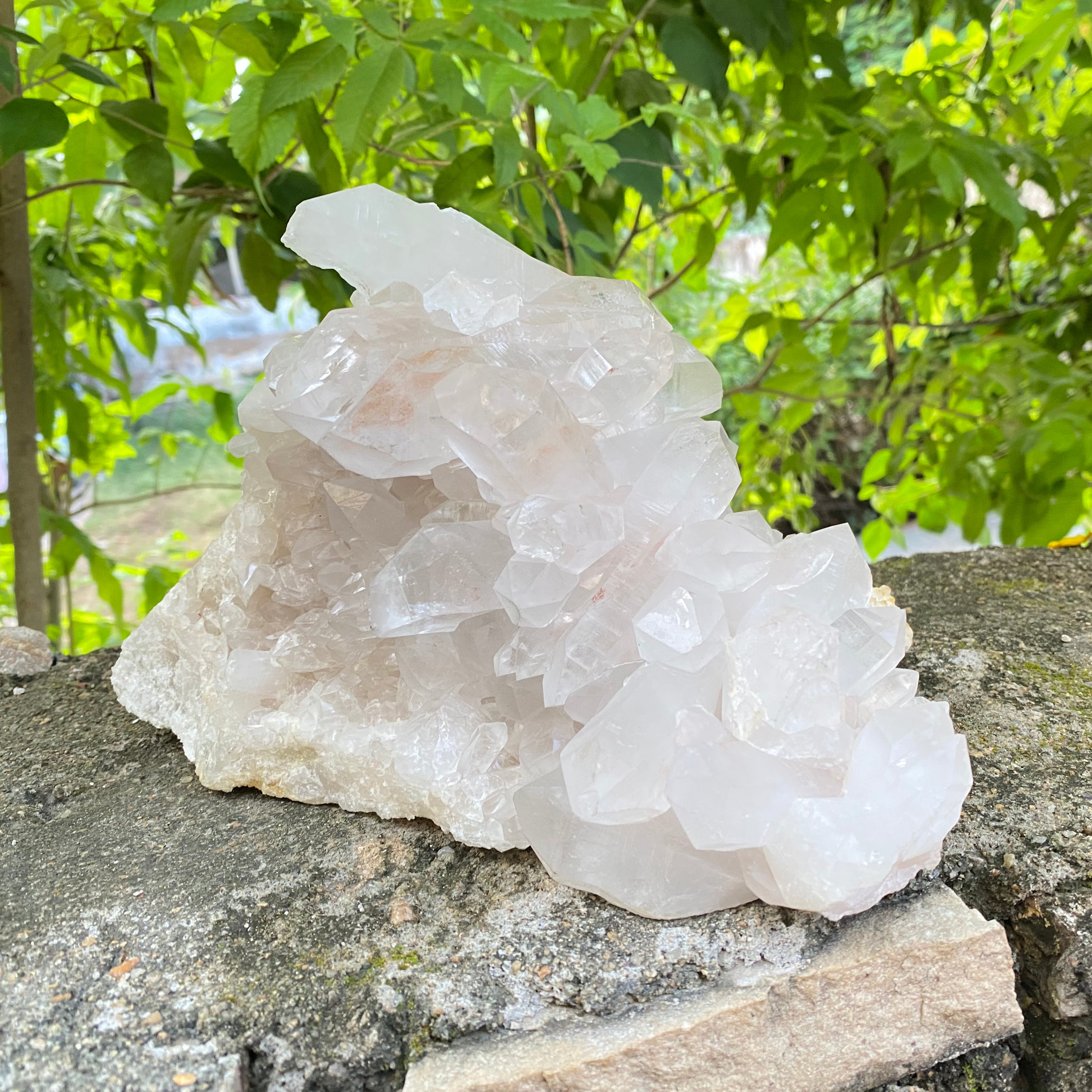 Natural Himalayan Pink Quartz Carving 3340g Healing Crystal