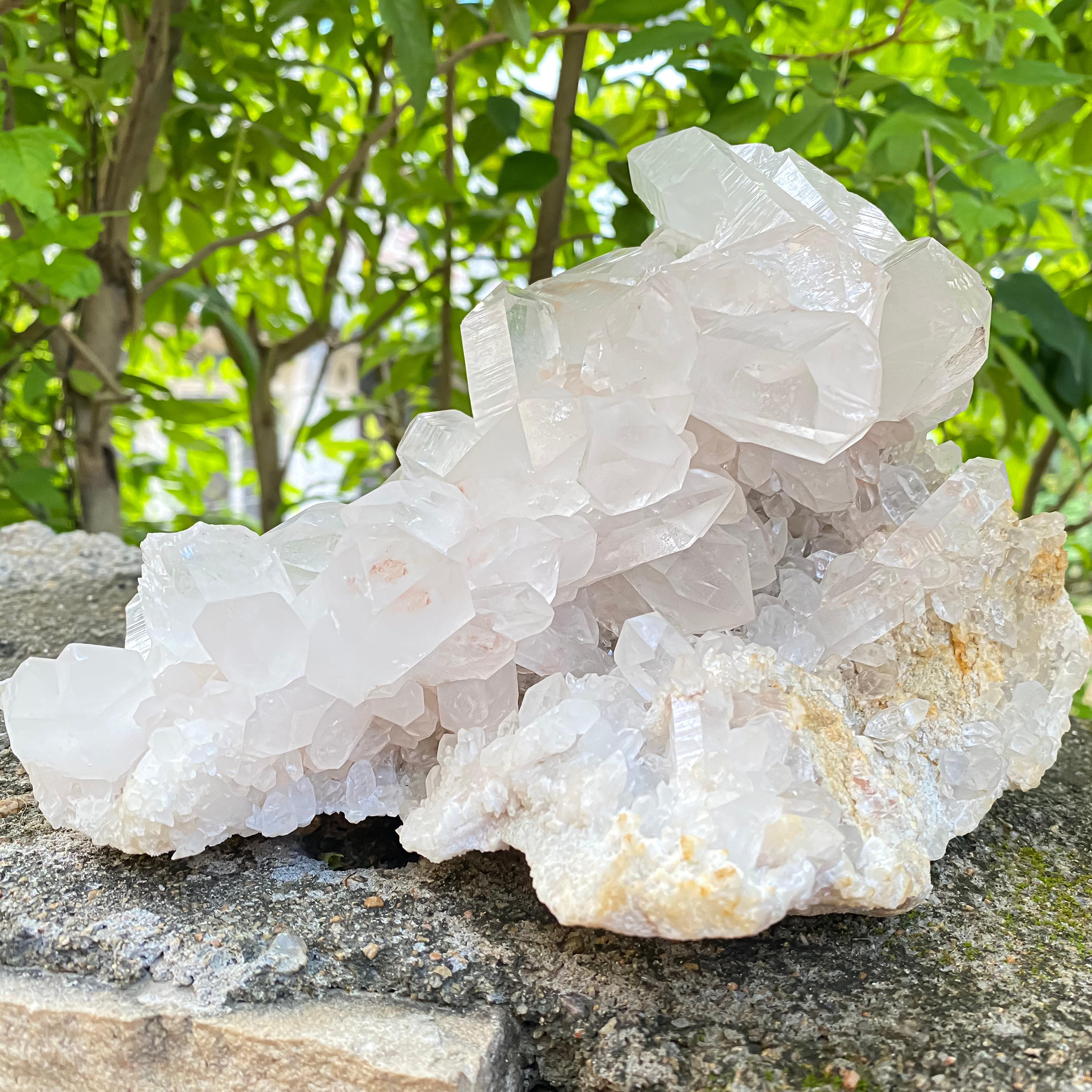 Natural Himalayan Pink Quartz Carving 3340g Healing Crystal