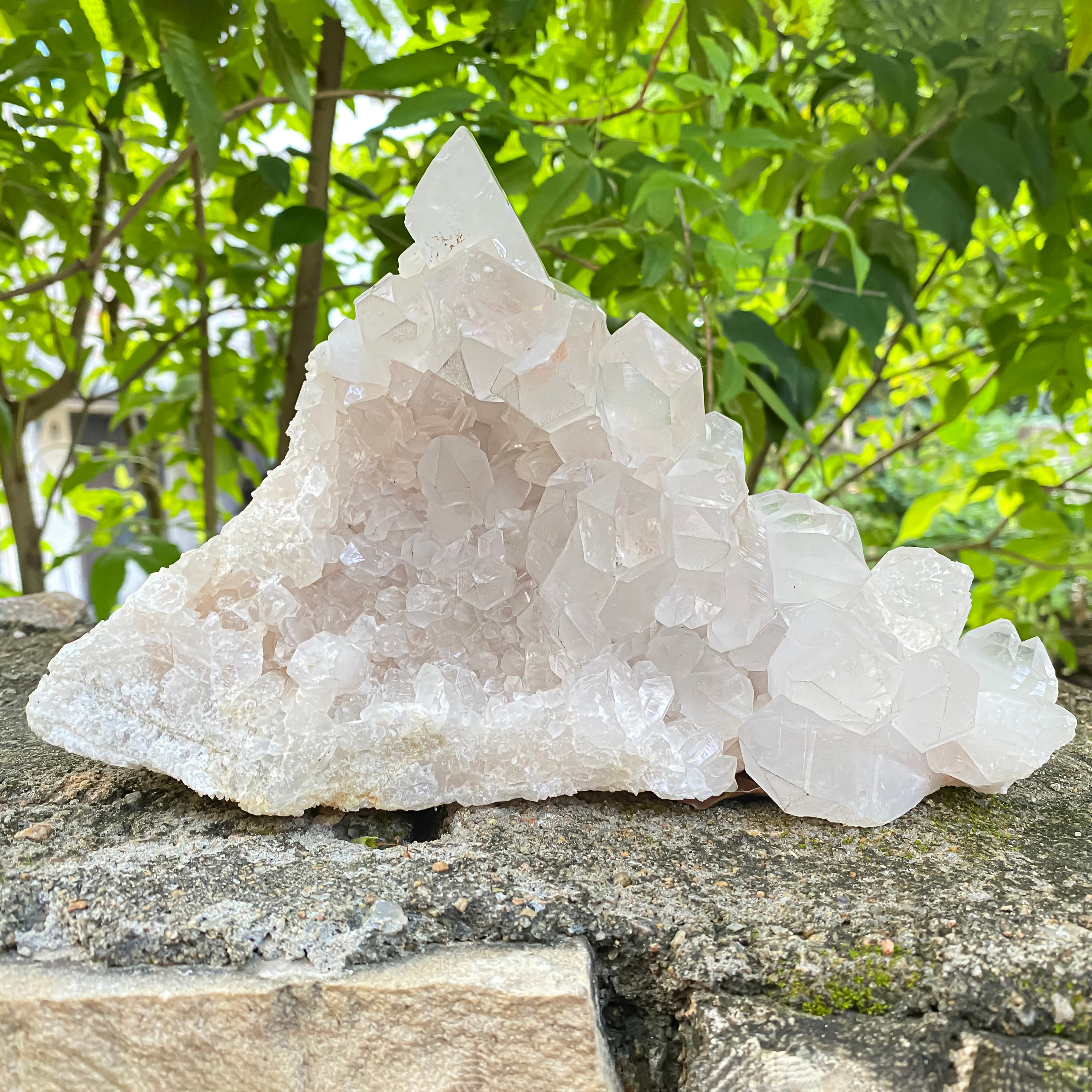 Natural Himalayan Pink Quartz Carving 3340g Healing Crystal