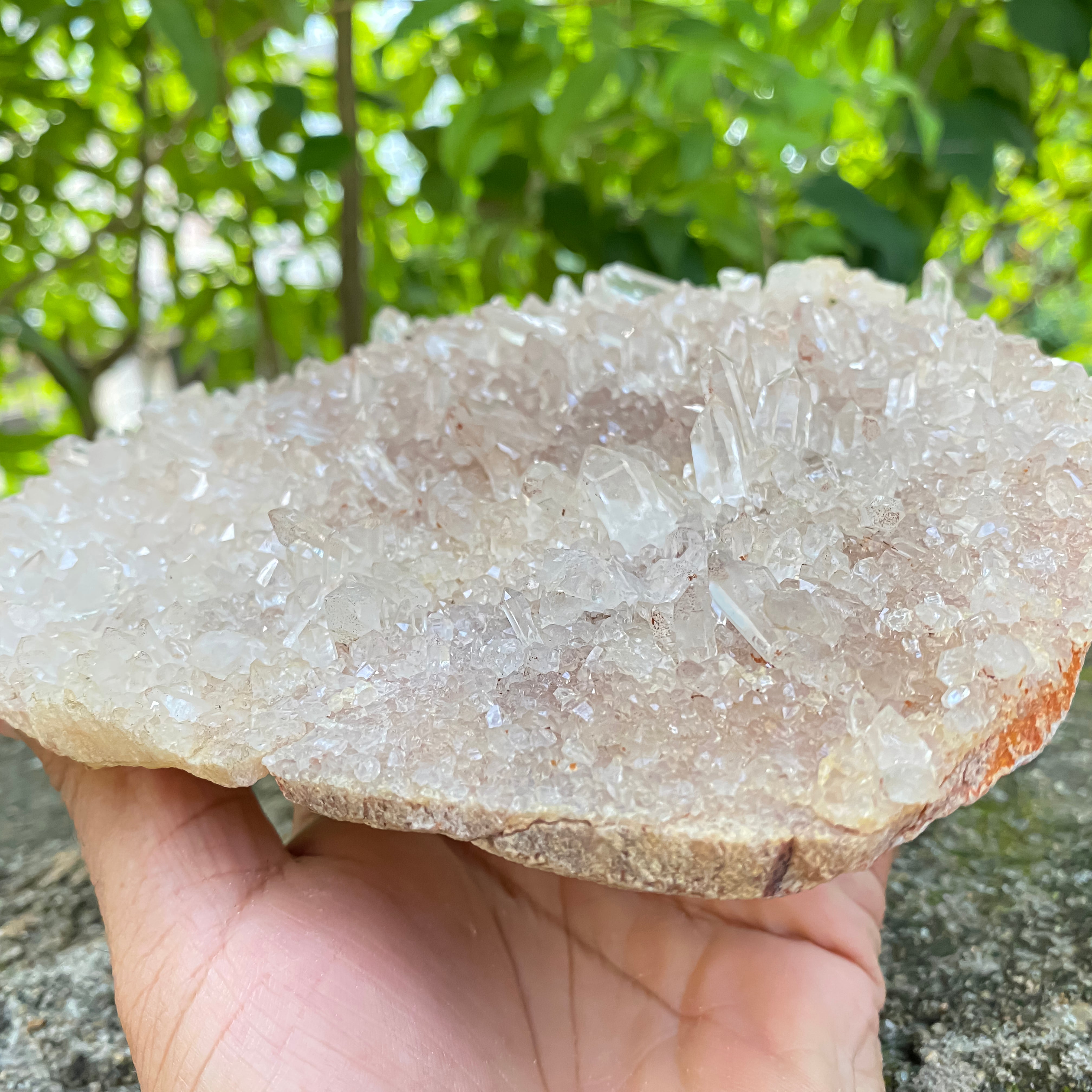Natural Himalayan Pink Quartz Freeform 820g Healing Crystal