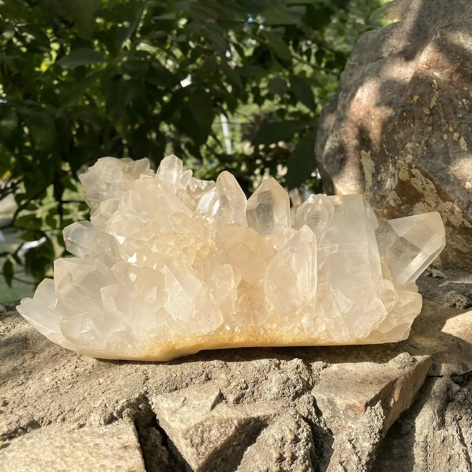 Natural White Quartz Cluster 2810g Himalayan Quartz