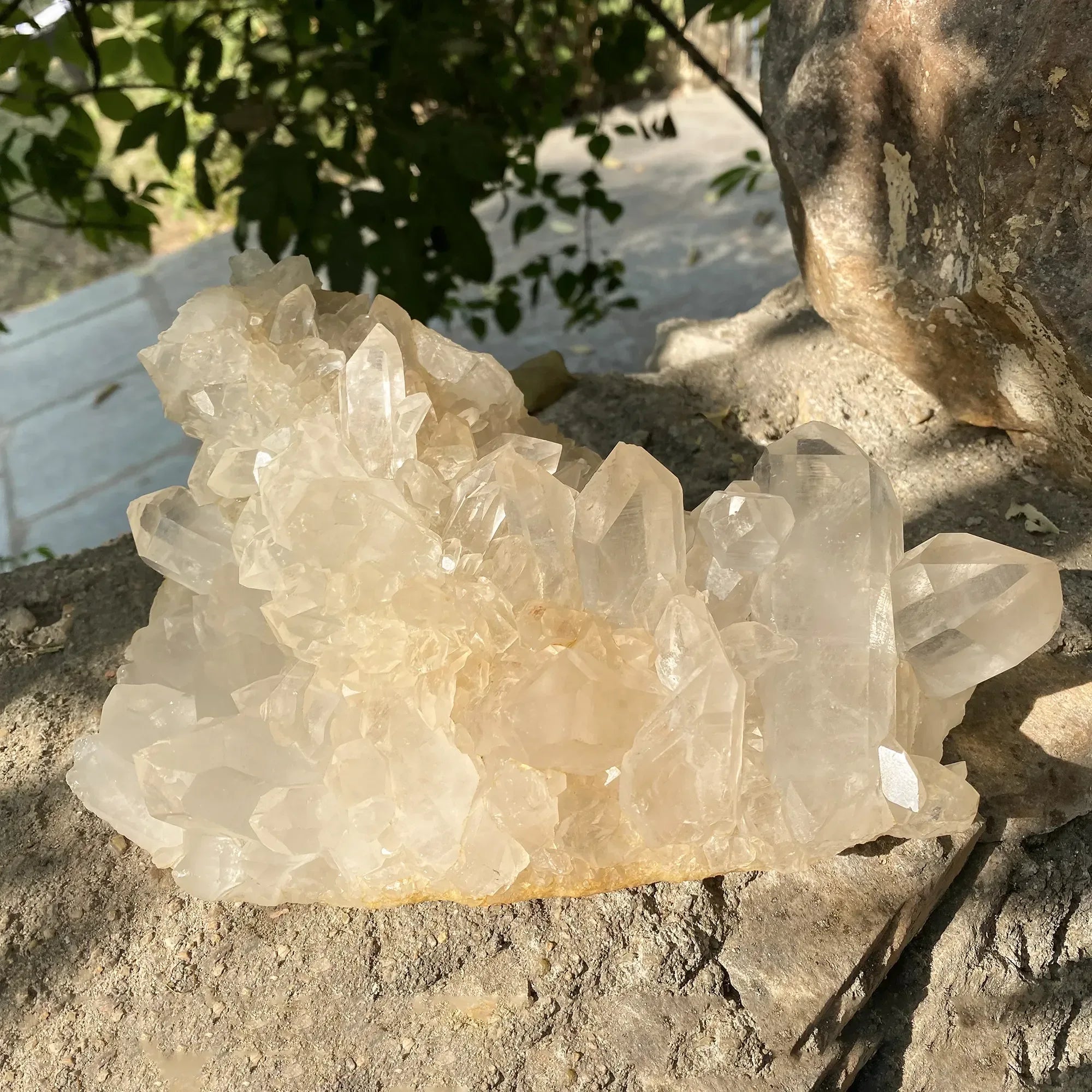 Natural White Quartz Cluster 2810g Himalayan Quartz