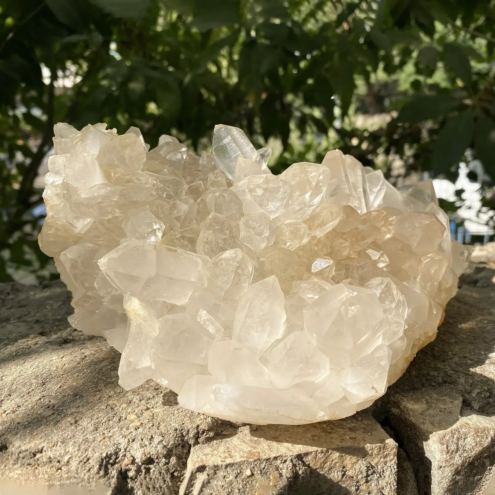 Natural White Quartz Cluster 2810g Himalayan Quartz