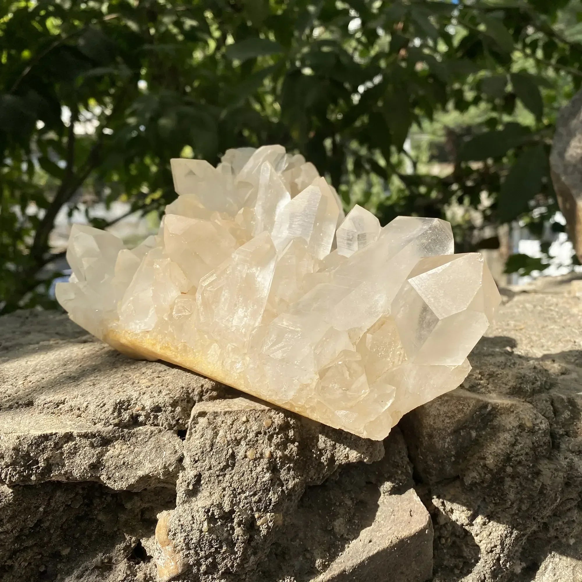 Natural White Quartz Cluster 2810g Himalayan Quartz