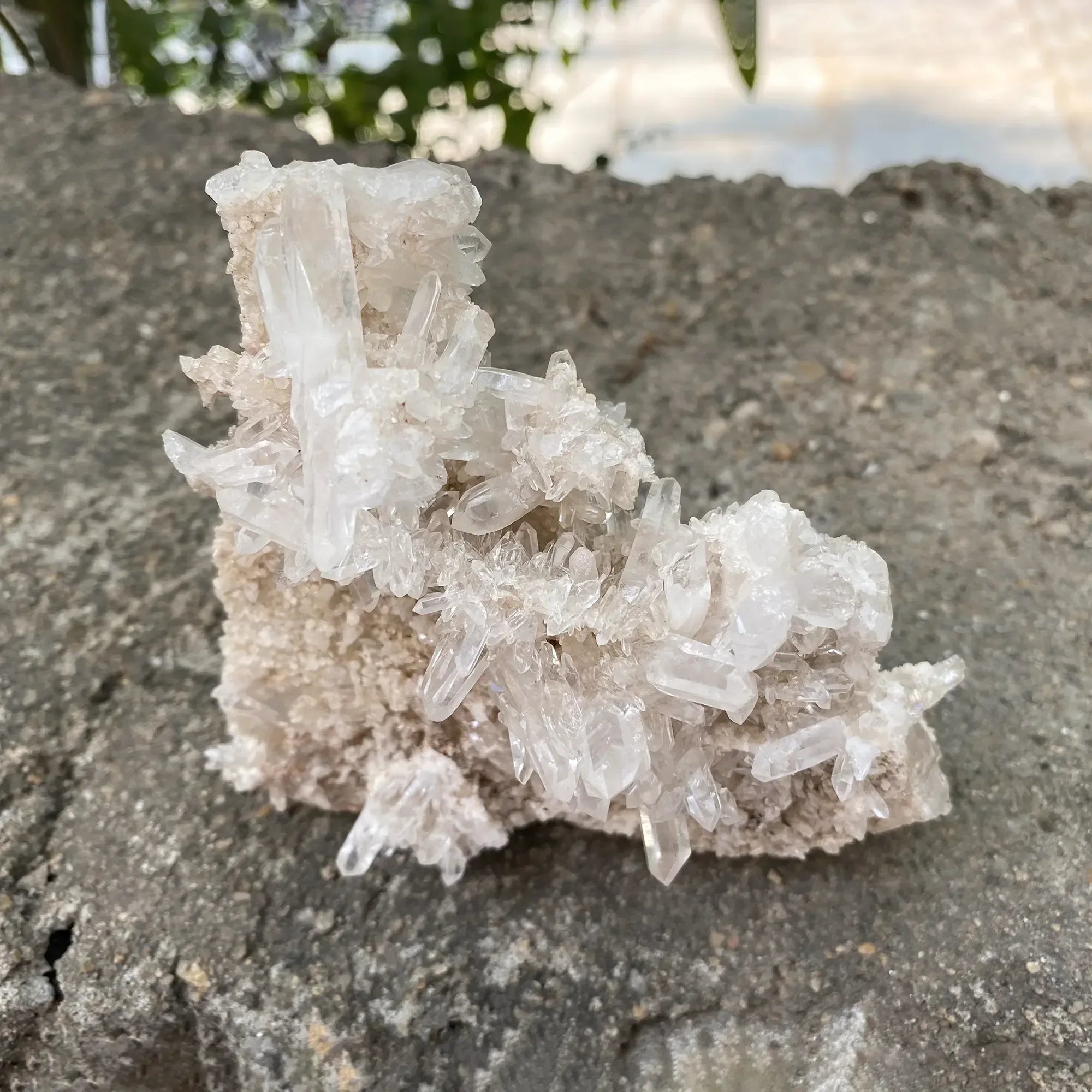 White Quartz Cluster 320g Himalayan Quartz