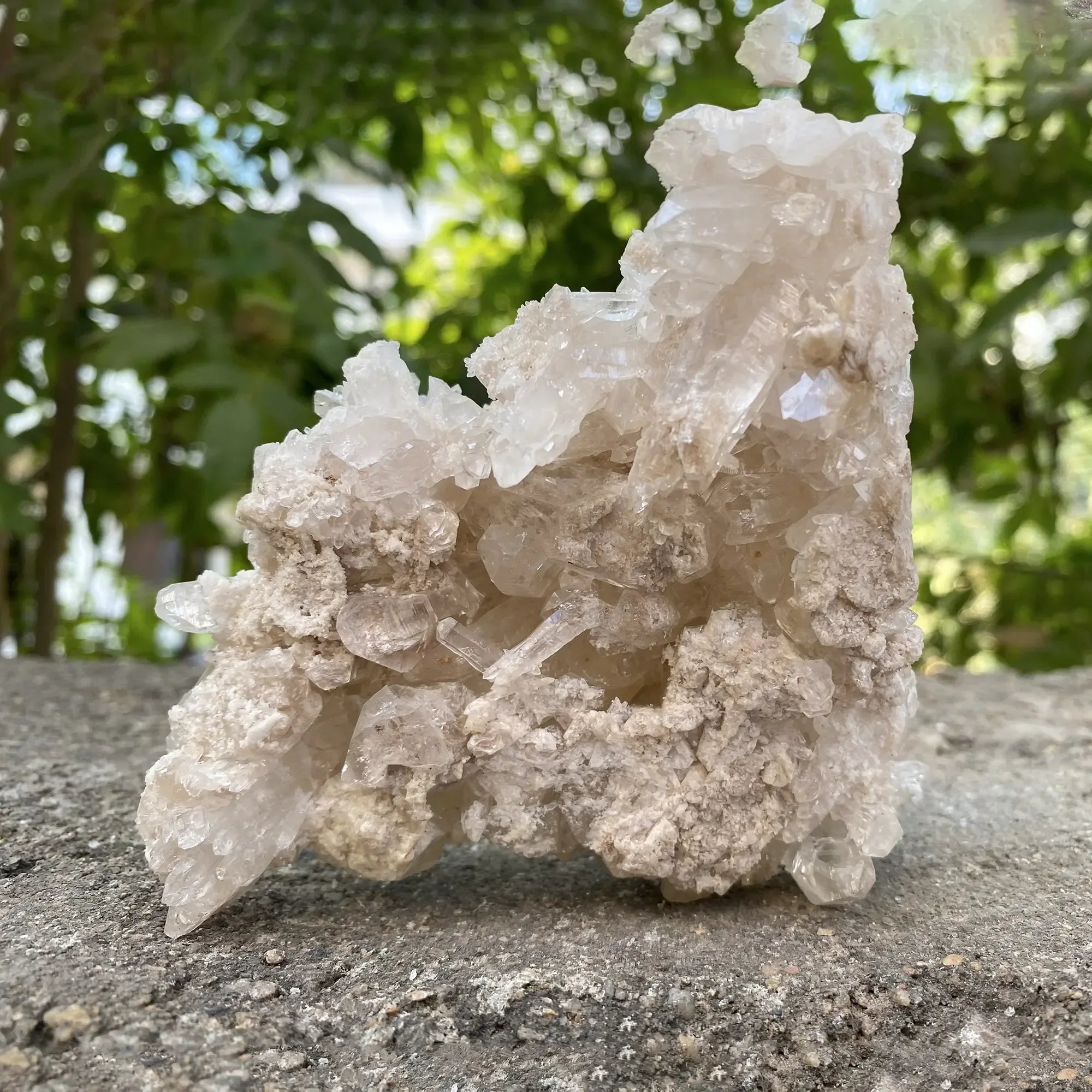 White Quartz Cluster 320g Himalayan Quartz