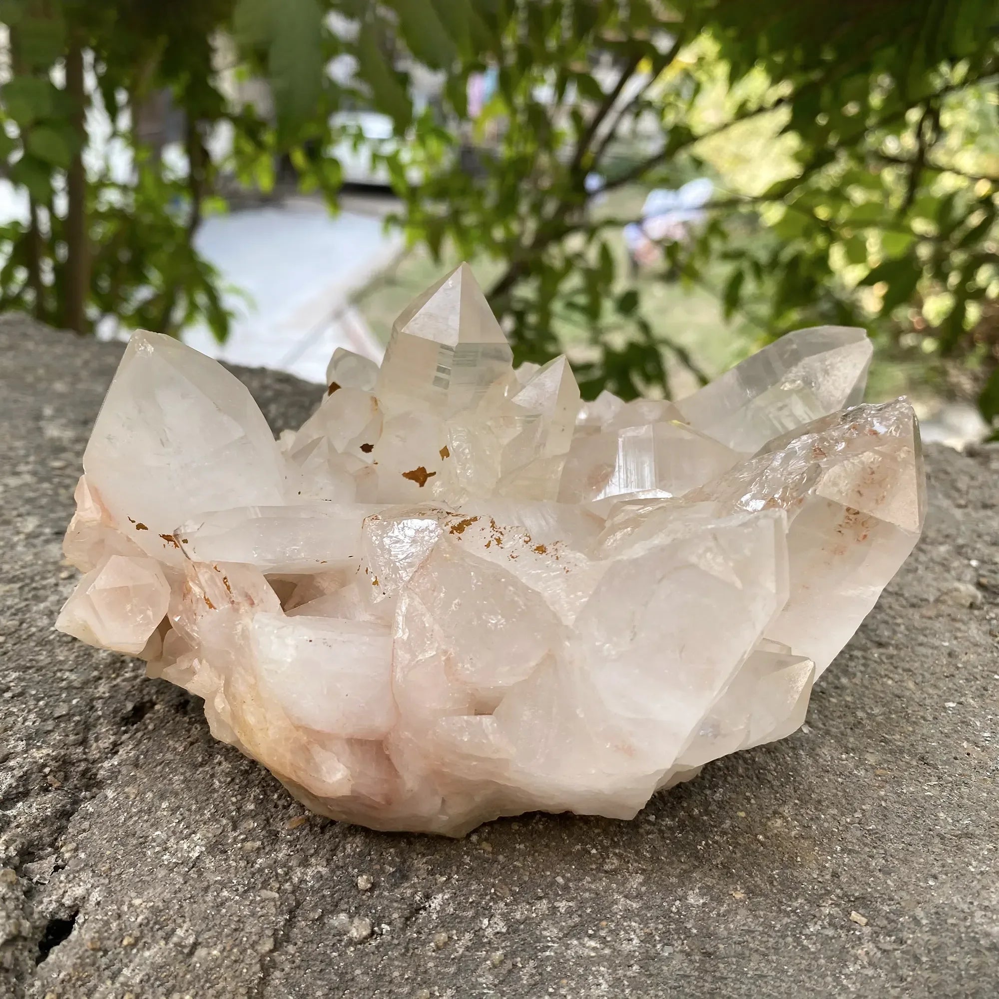 Natural Himalayan Pink Quartz Cluster 925g Himalayan Quartz