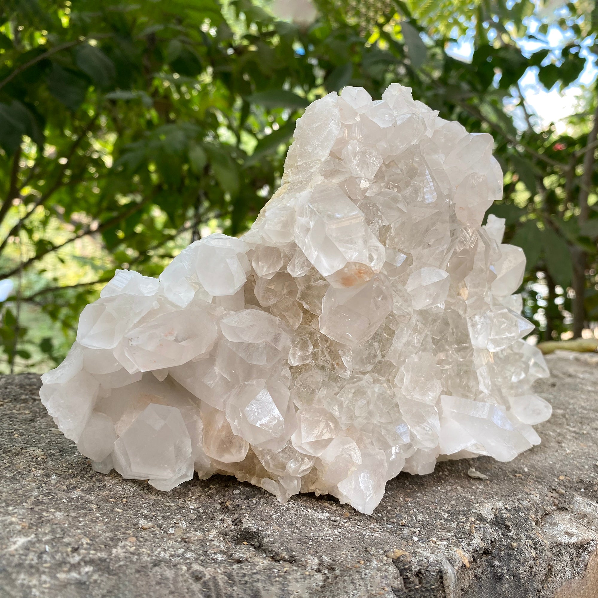 Natural Himalayan White Quartz Cluster 600g Healing Crystal