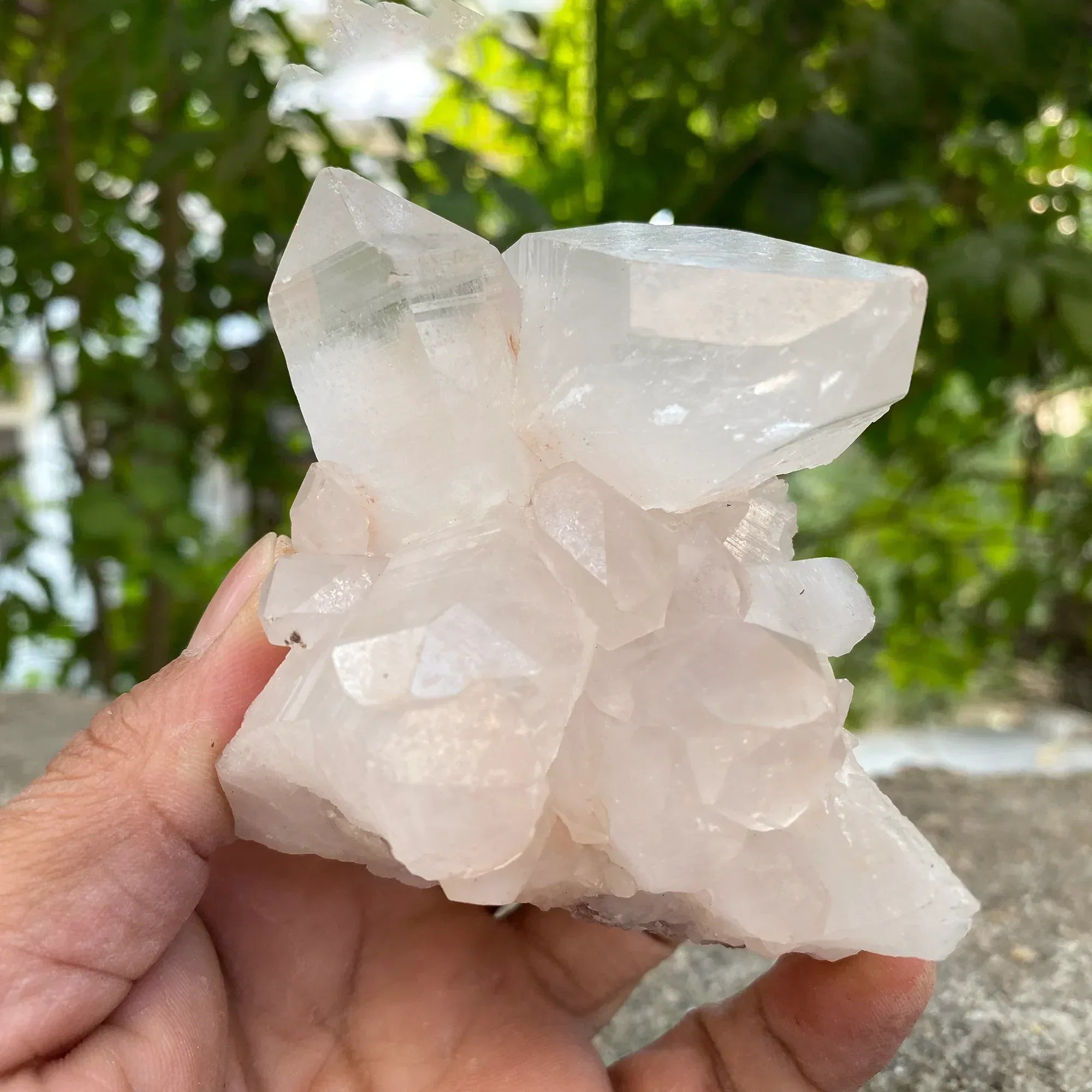 Natural Himalayan White Quartz Cluster 265g Healing Crystal Himalayan Quartz
