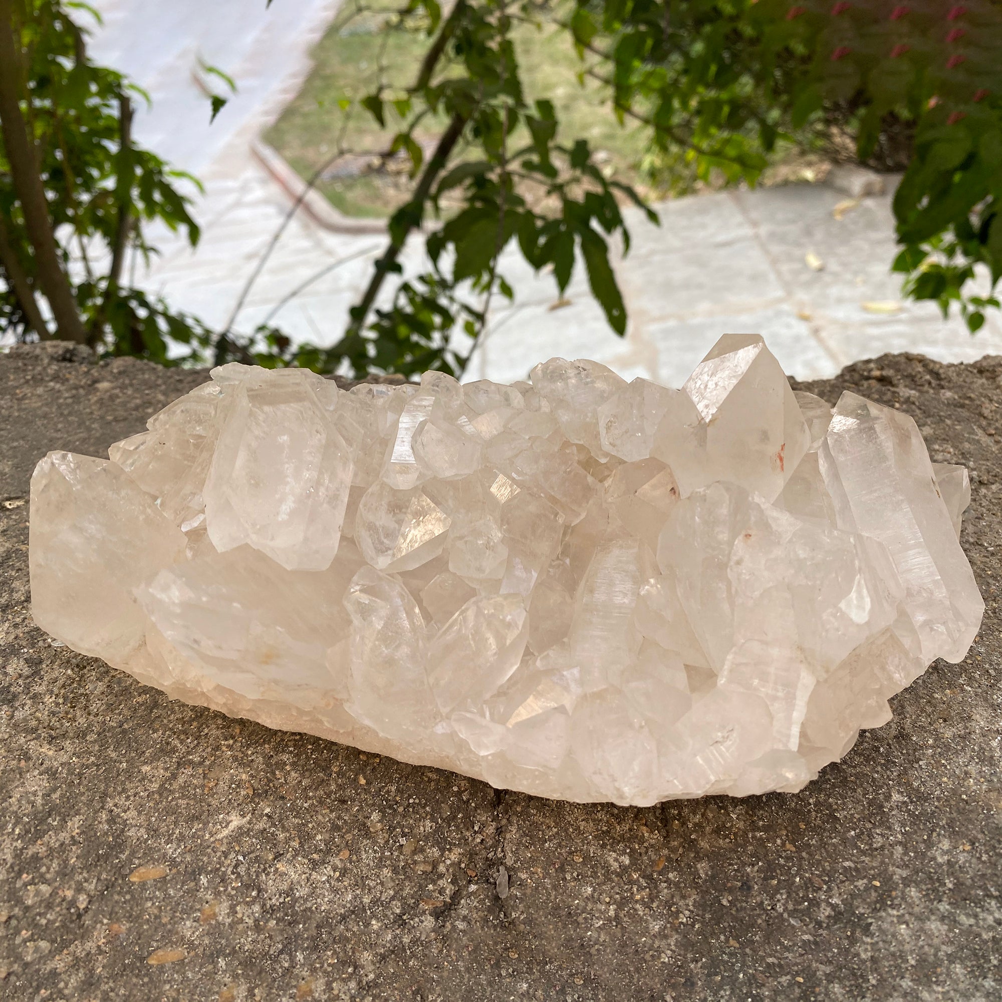Natural Himalayan White Quartz 2030g  WHQ-1007
