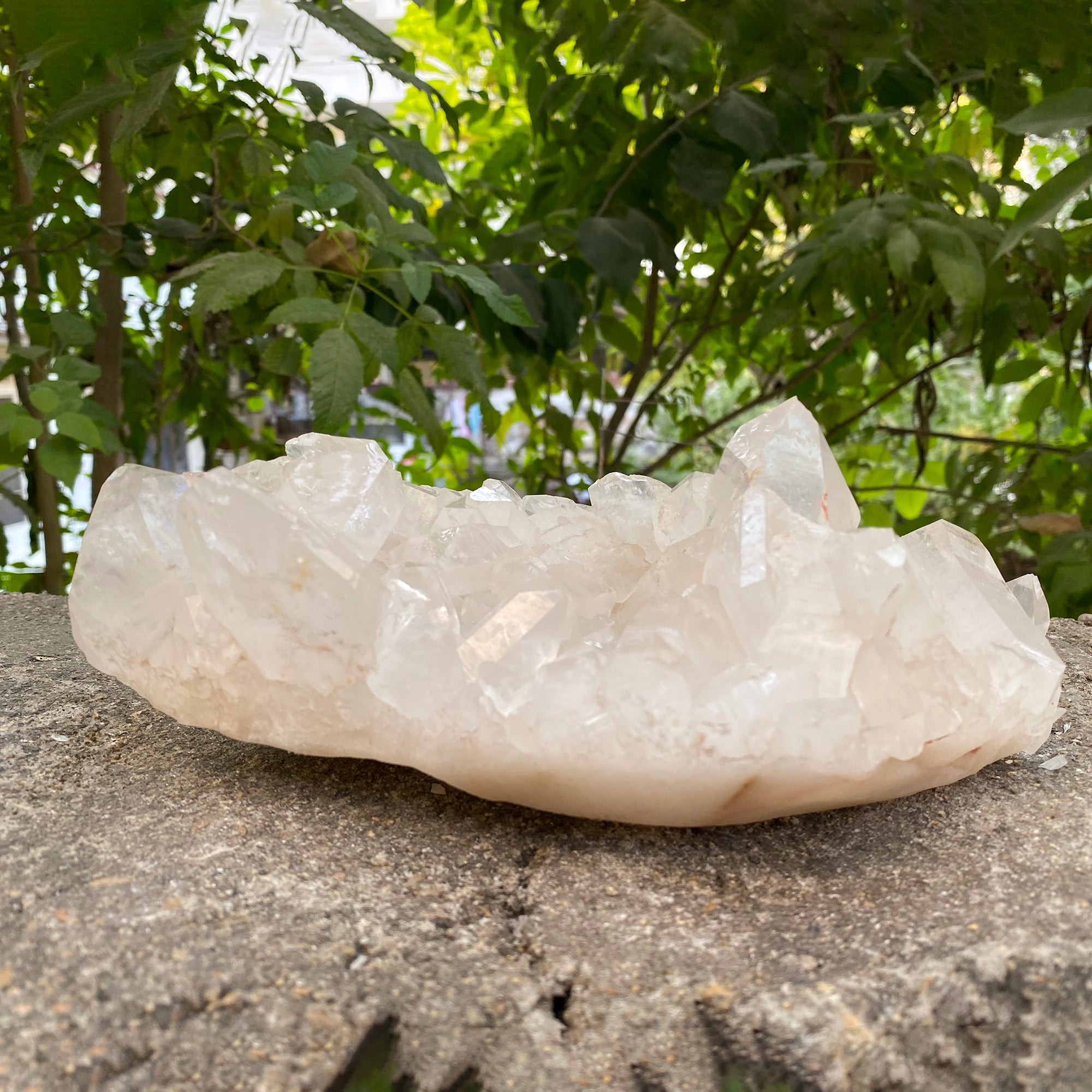 Natural Himalayan White Quartz 2030g  WHQ-1007
