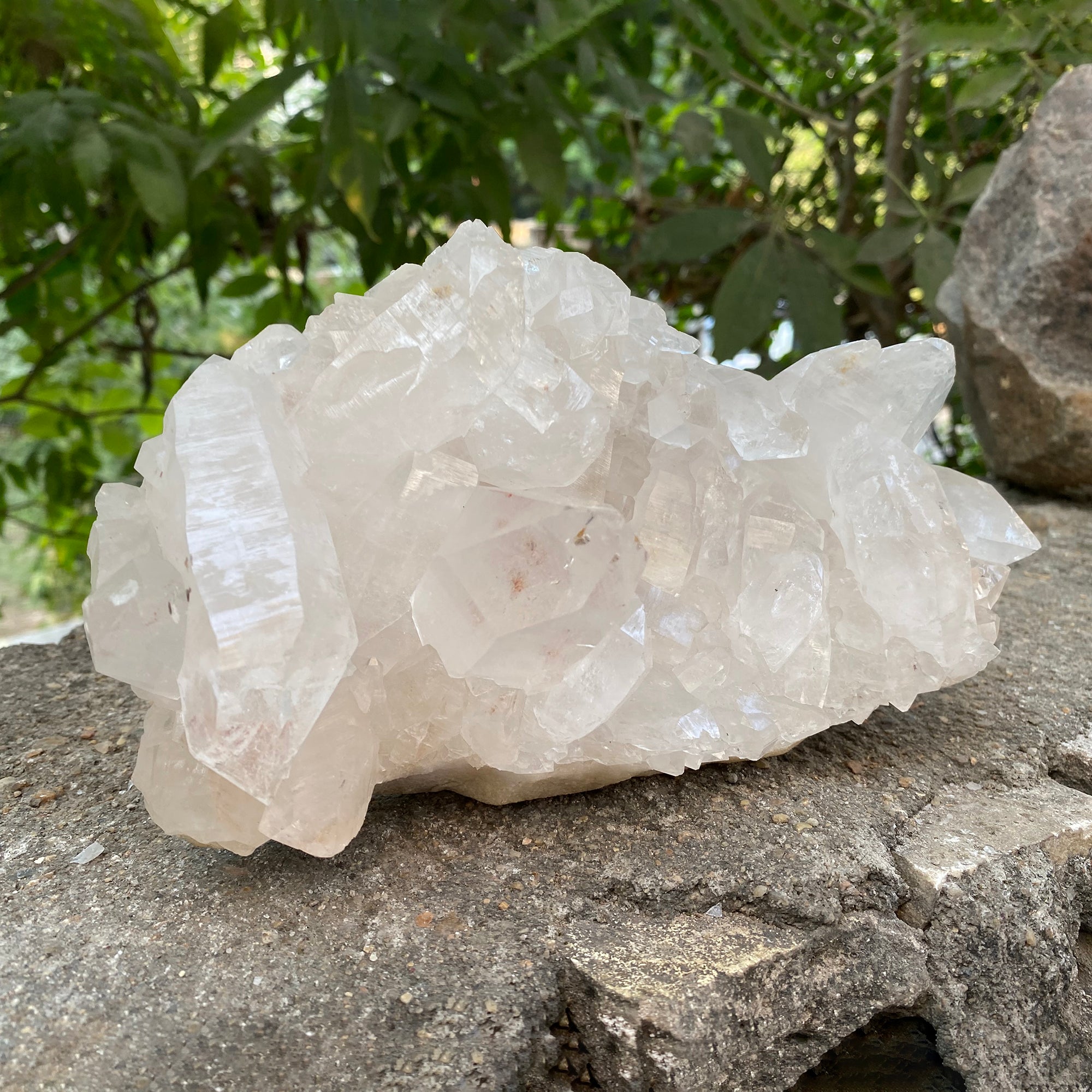 Natural Himalayan White Quartz 2030g  WHQ-1007