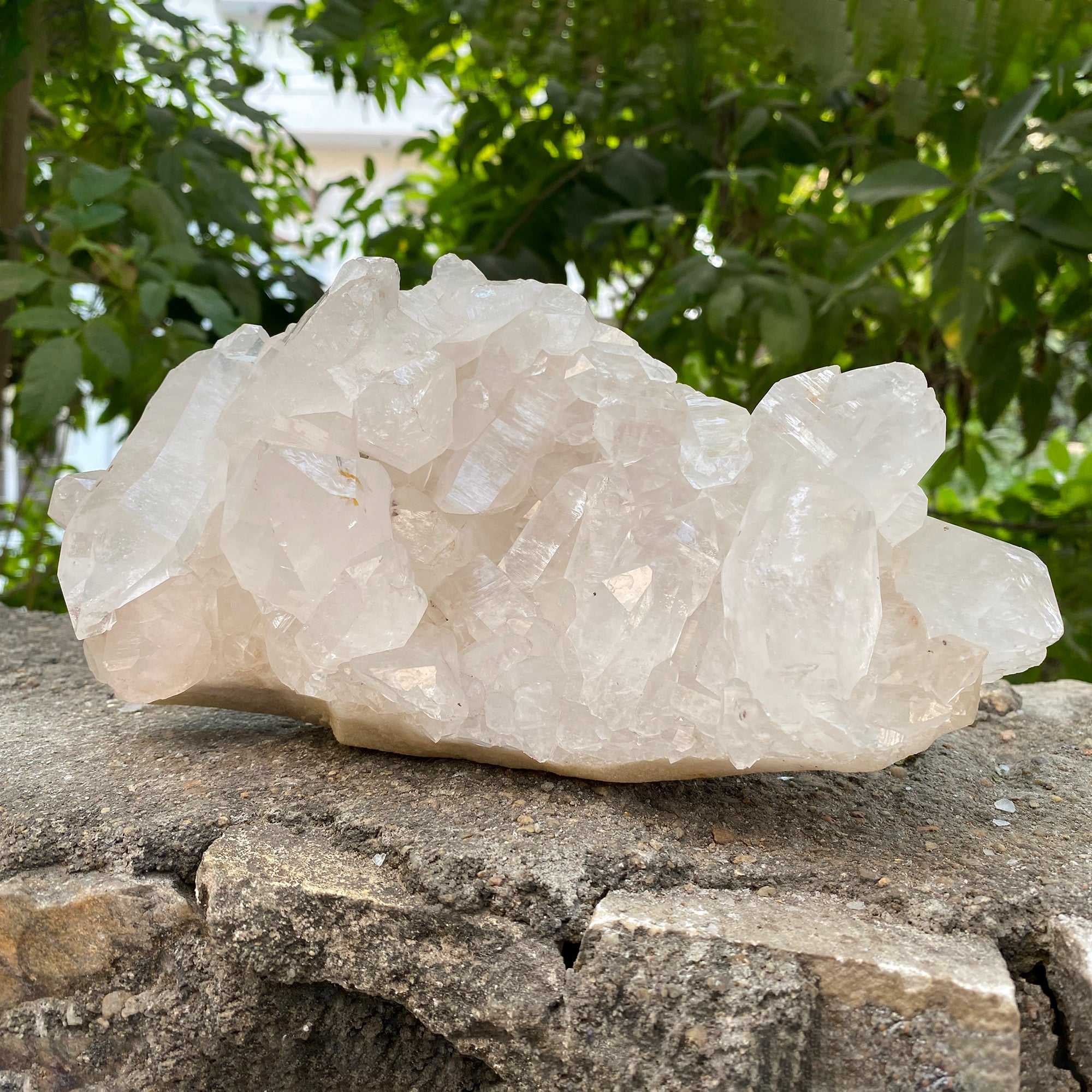 Natural Himalayan White Quartz 2030g  WHQ-1007