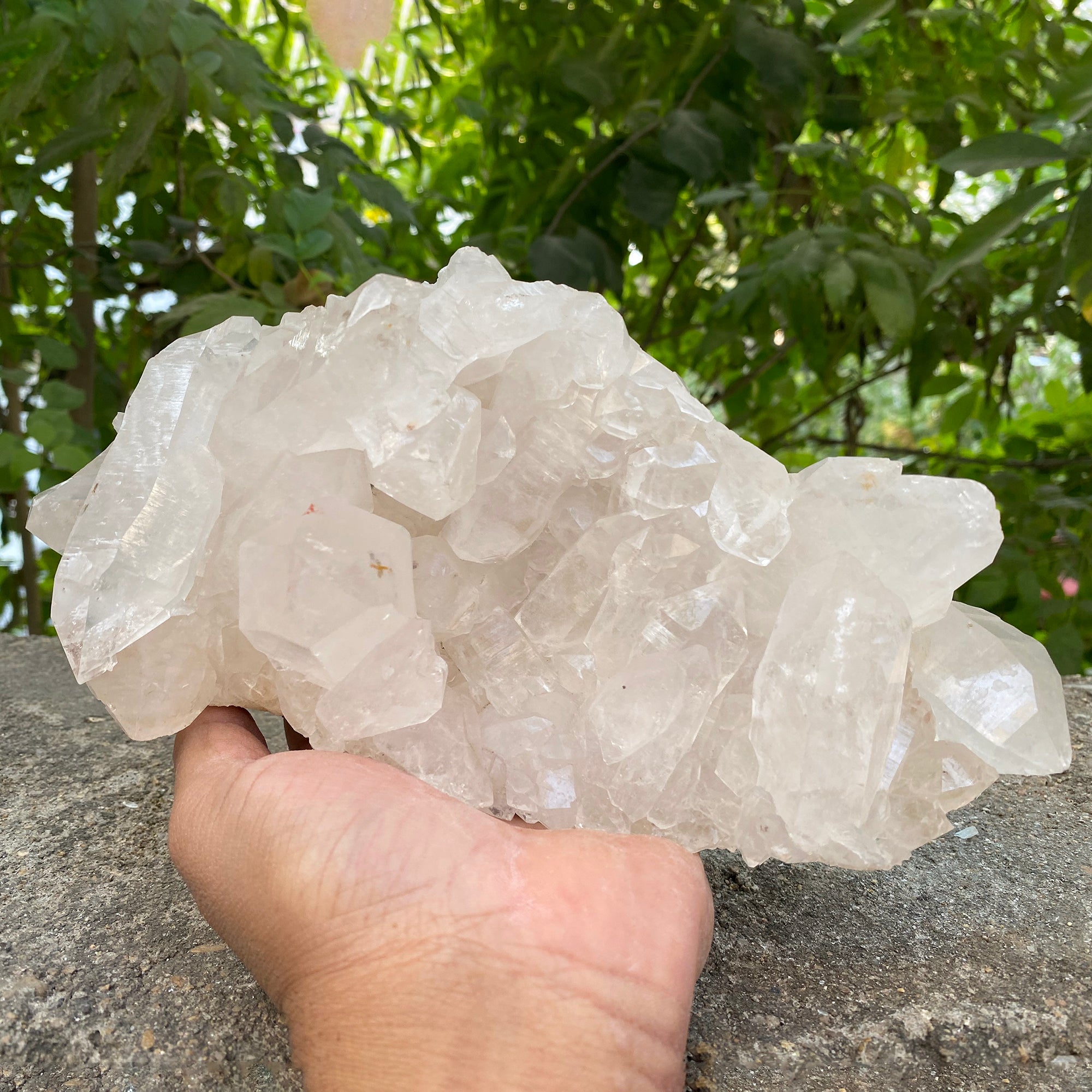 Natural Himalayan White Quartz 2030g  WHQ-1007