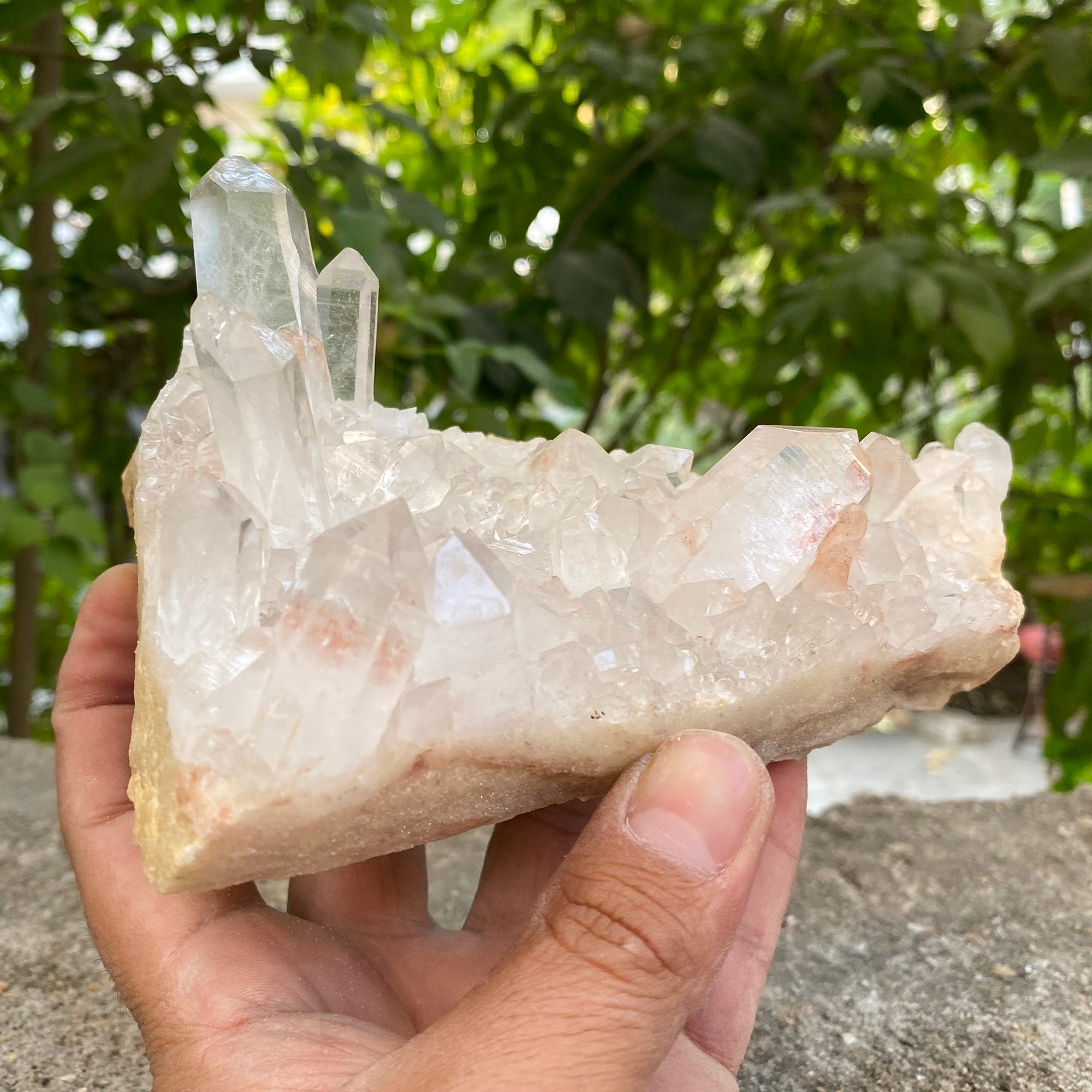 Natural Himalayan White Quartz Cluster 960g Healing Crystal WHQ-1008